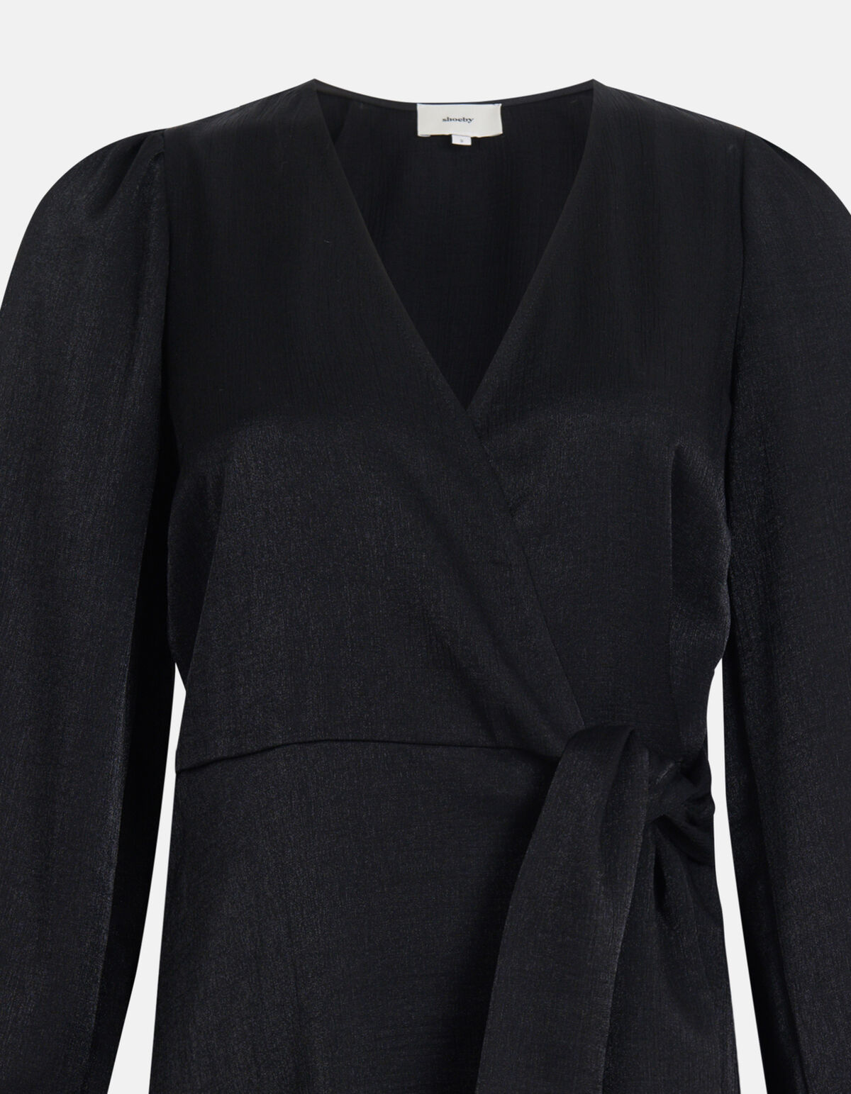Wrap Jurk Zwart SHOEBY WOMEN