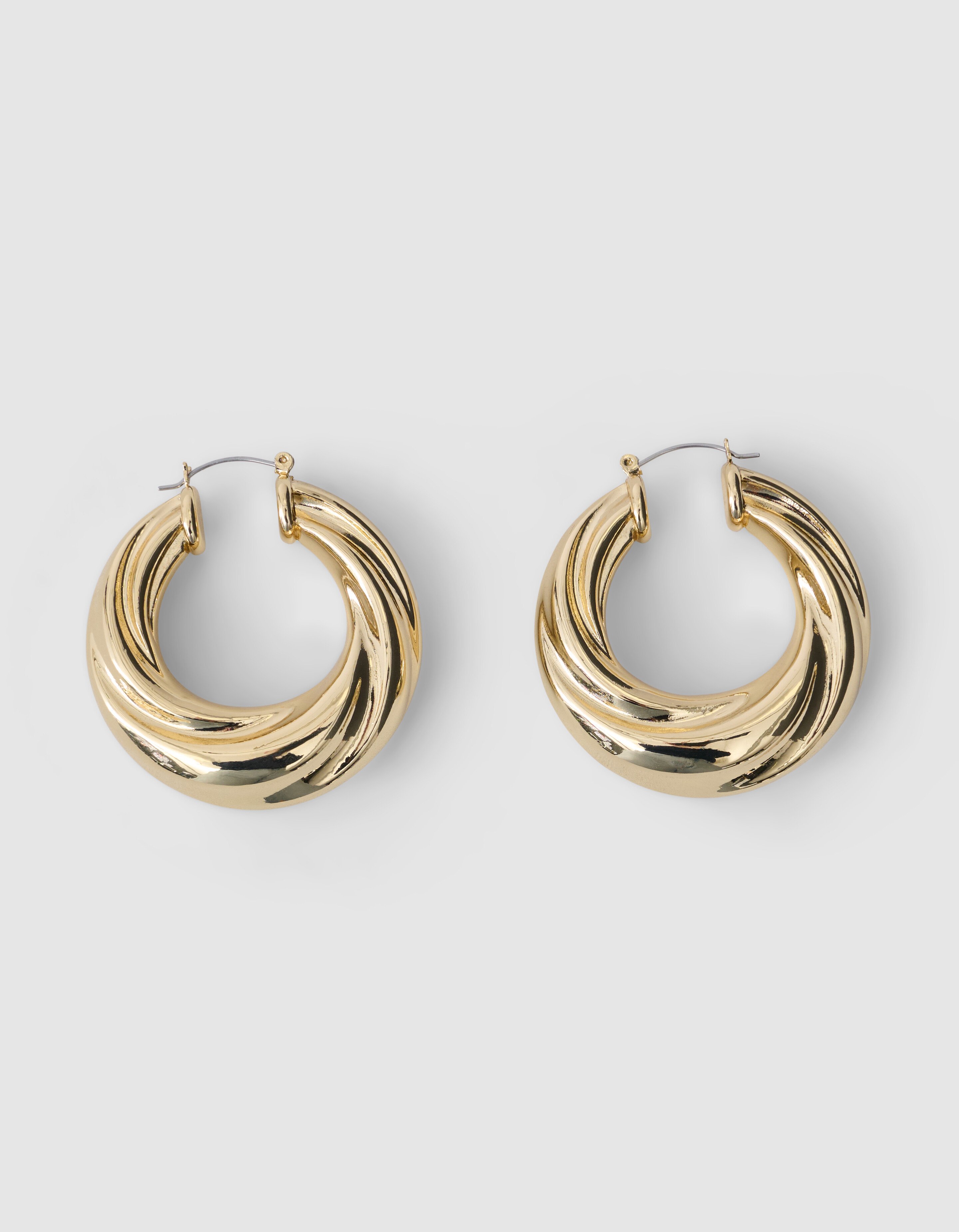 Twisted Hoop Oorbellen Goud SHOEBY ACCESSOIRES