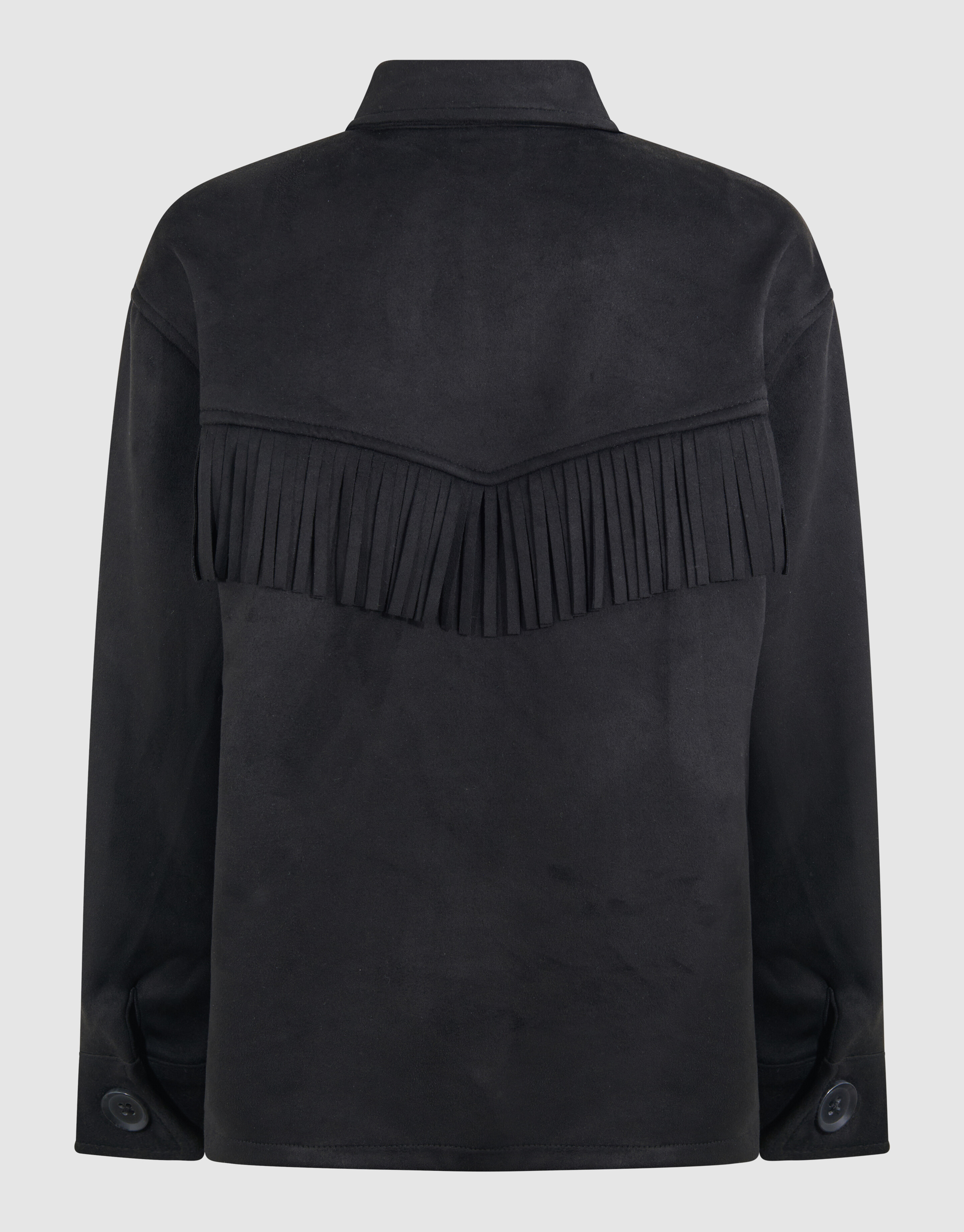 Suede Blouse Zwart SHOEBY GIRLS