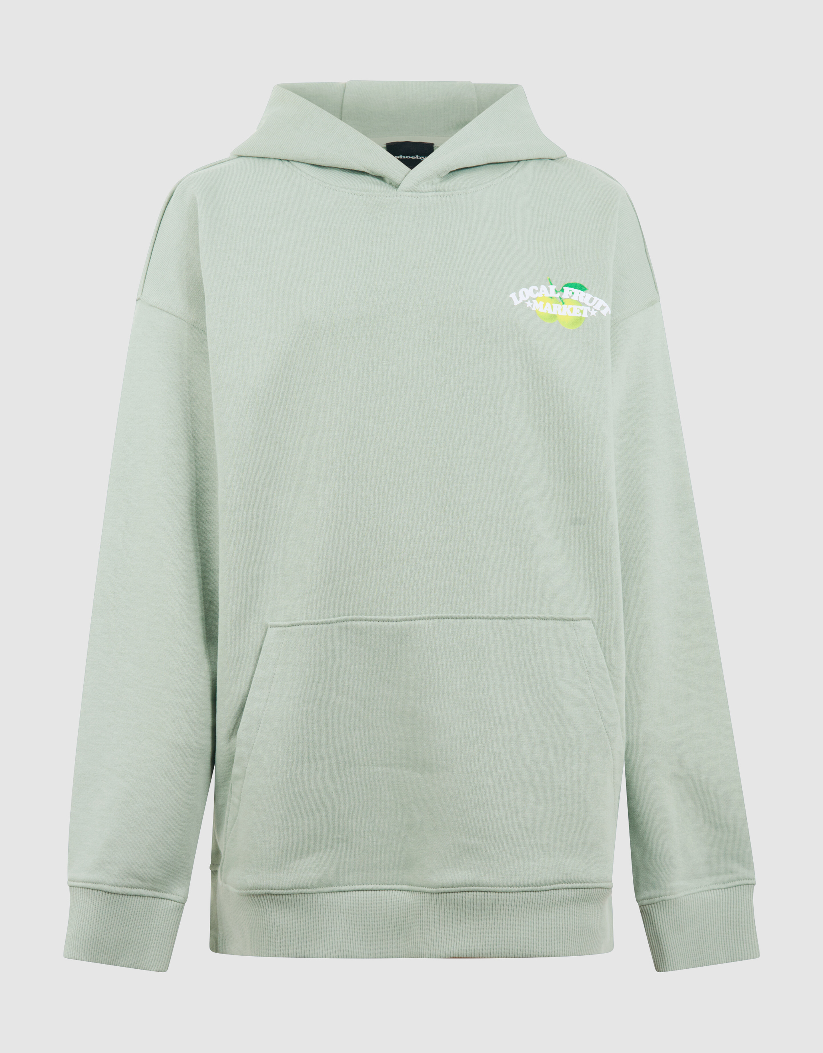Market Artwork Hoodie Lichtgroen SHOEBY BOYS