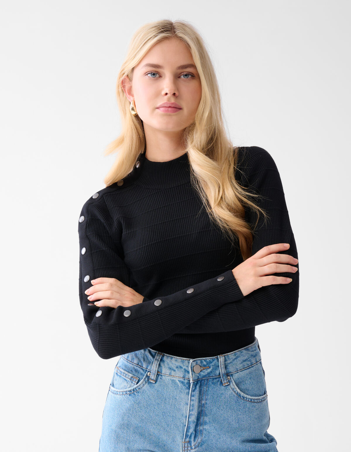 Button Coltrui Zwart SHOEBY WOMEN