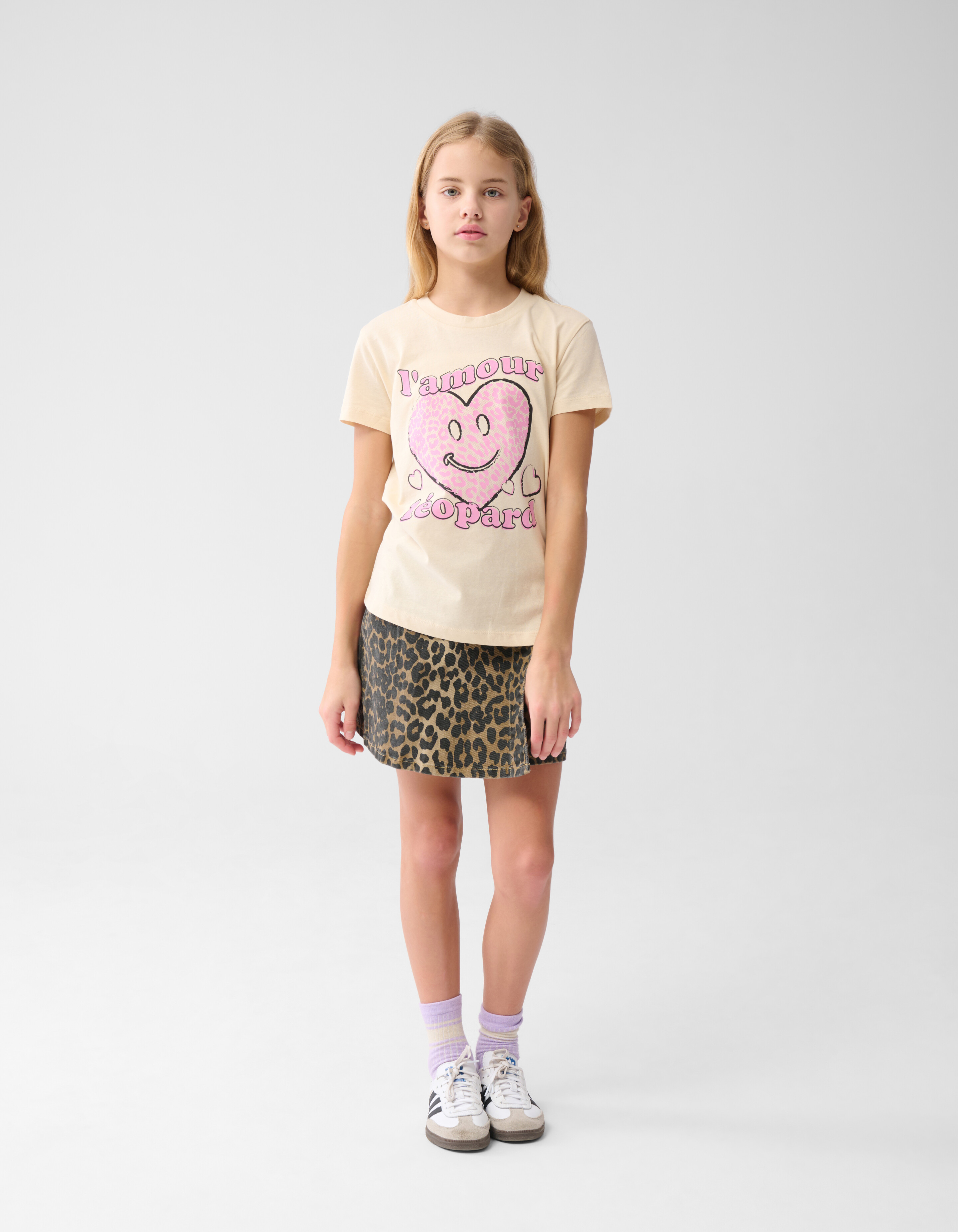 Artwork T-shirt Beige SHOEBY GIRLS