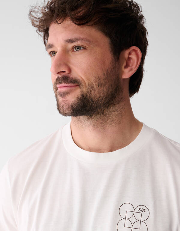 Spark Artwork T-shirt Wit SHOEBY MEN