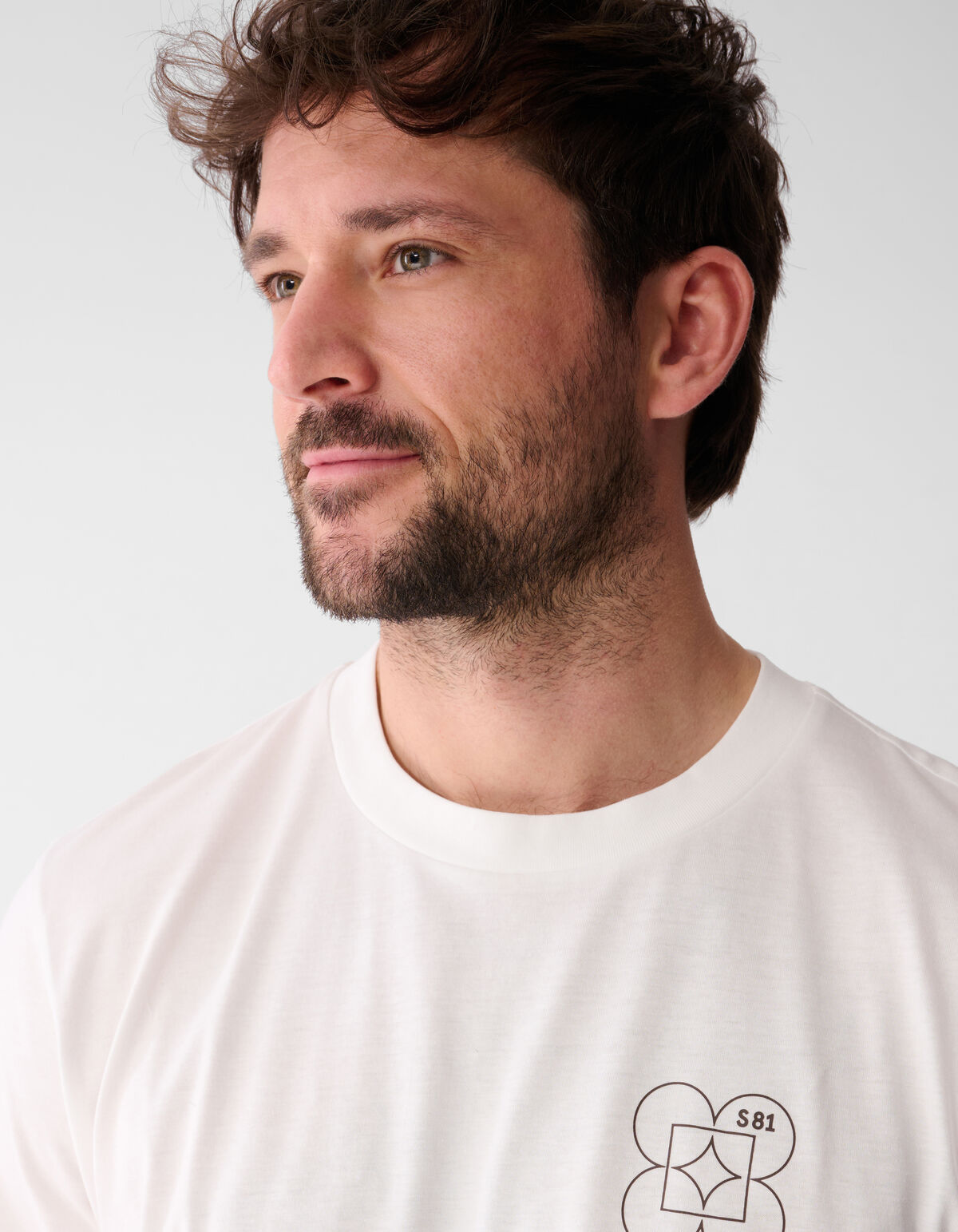 Spark Artwork T-shirt Wit SHOEBY MEN