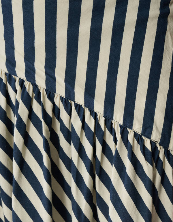 Gestreepte Maxi Rok Beige By Lonneke SHOEBY WOMEN