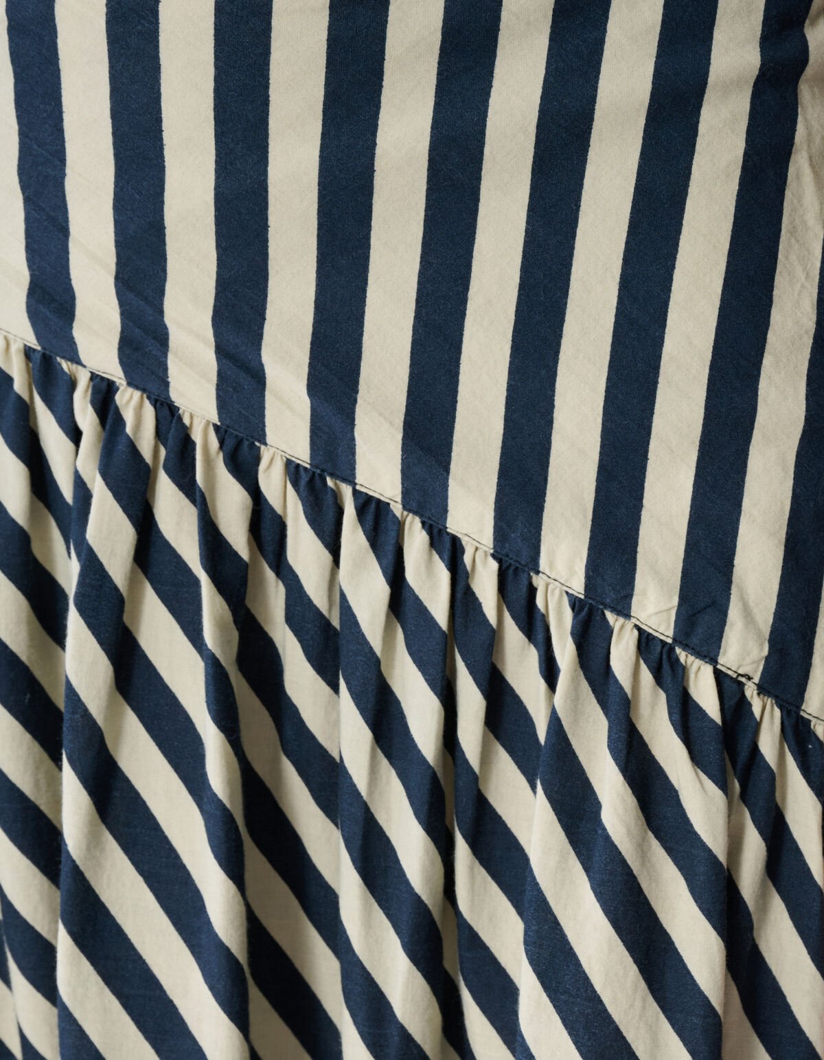 Gestreepte Maxi Rok Beige By Lonneke SHOEBY WOMEN