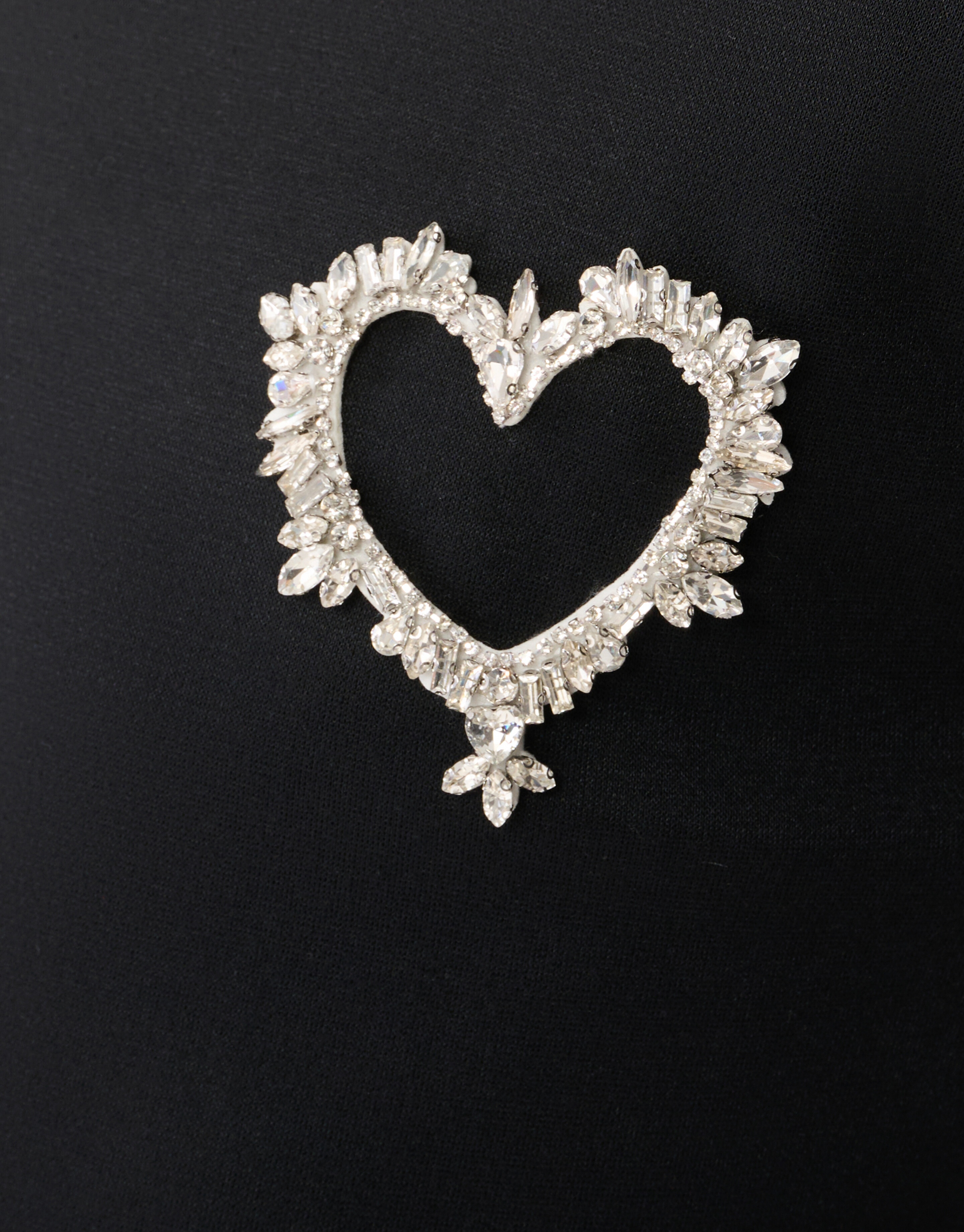 Heart Sweat Jurk Zwart SHOEBY GIRLS