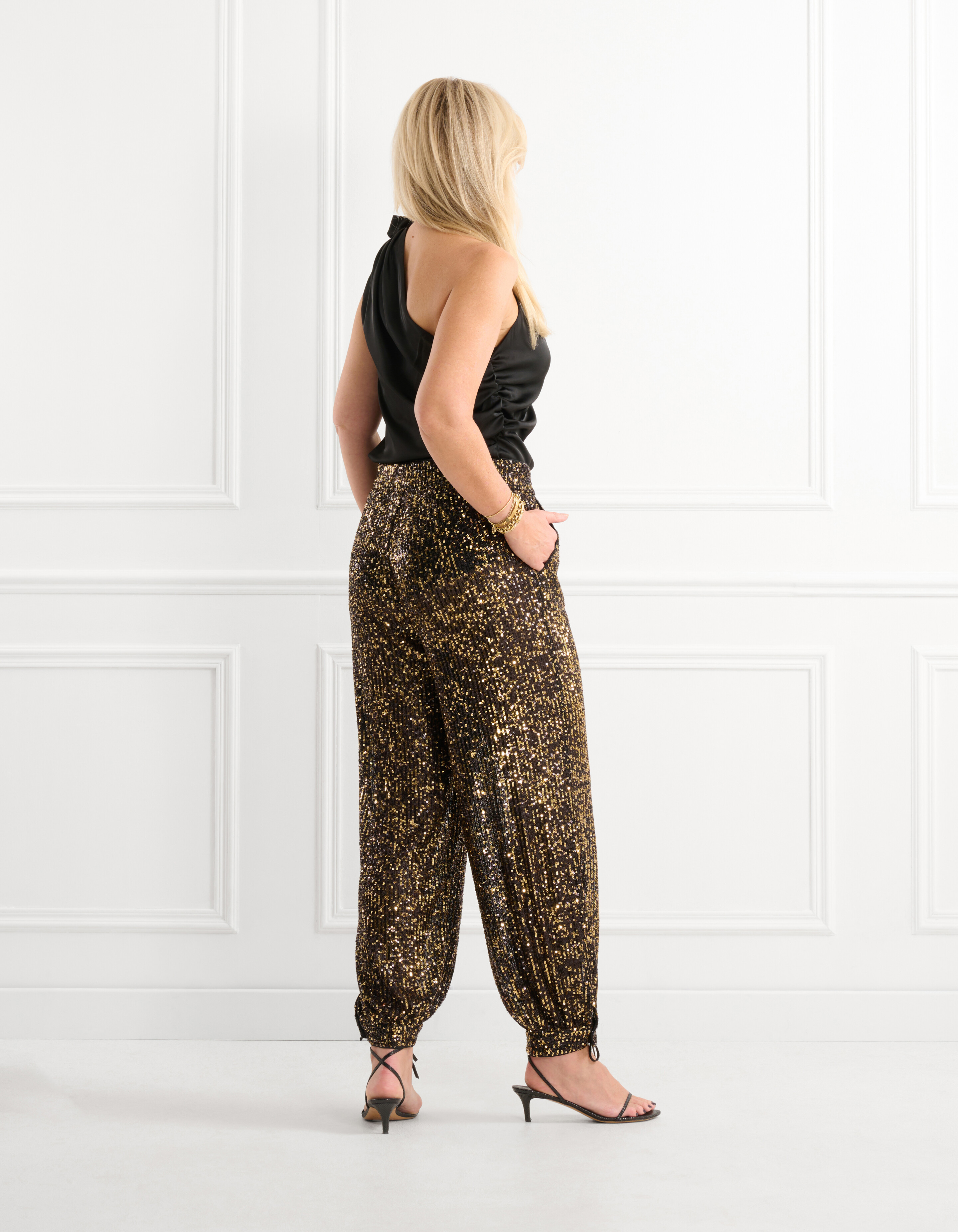 Pailletten Broek Zwart By Lonneke SHOEBY WOMEN