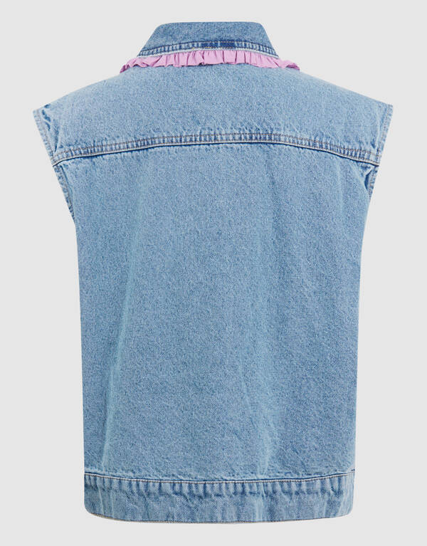 Denim Heart Gilet Blauw SHOEBY GIRLS