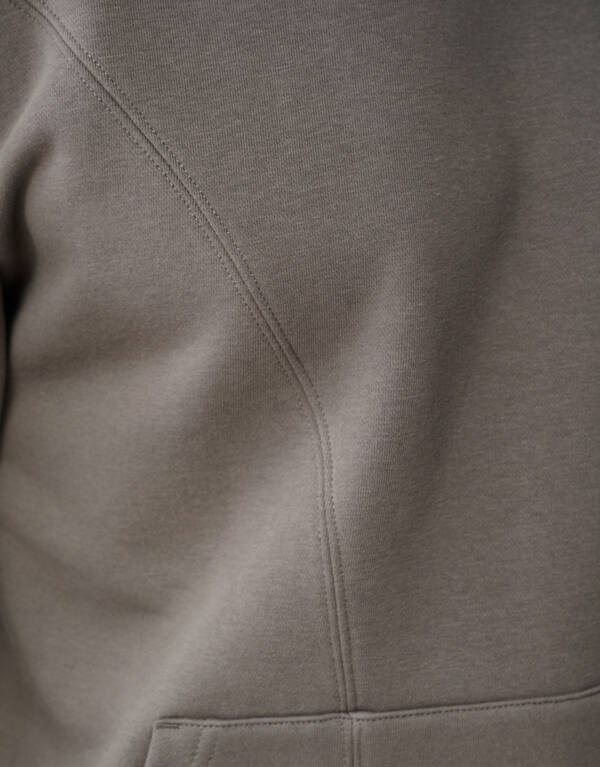Mixed Sweat Hoodie Donkergroen SHOEBY MEN