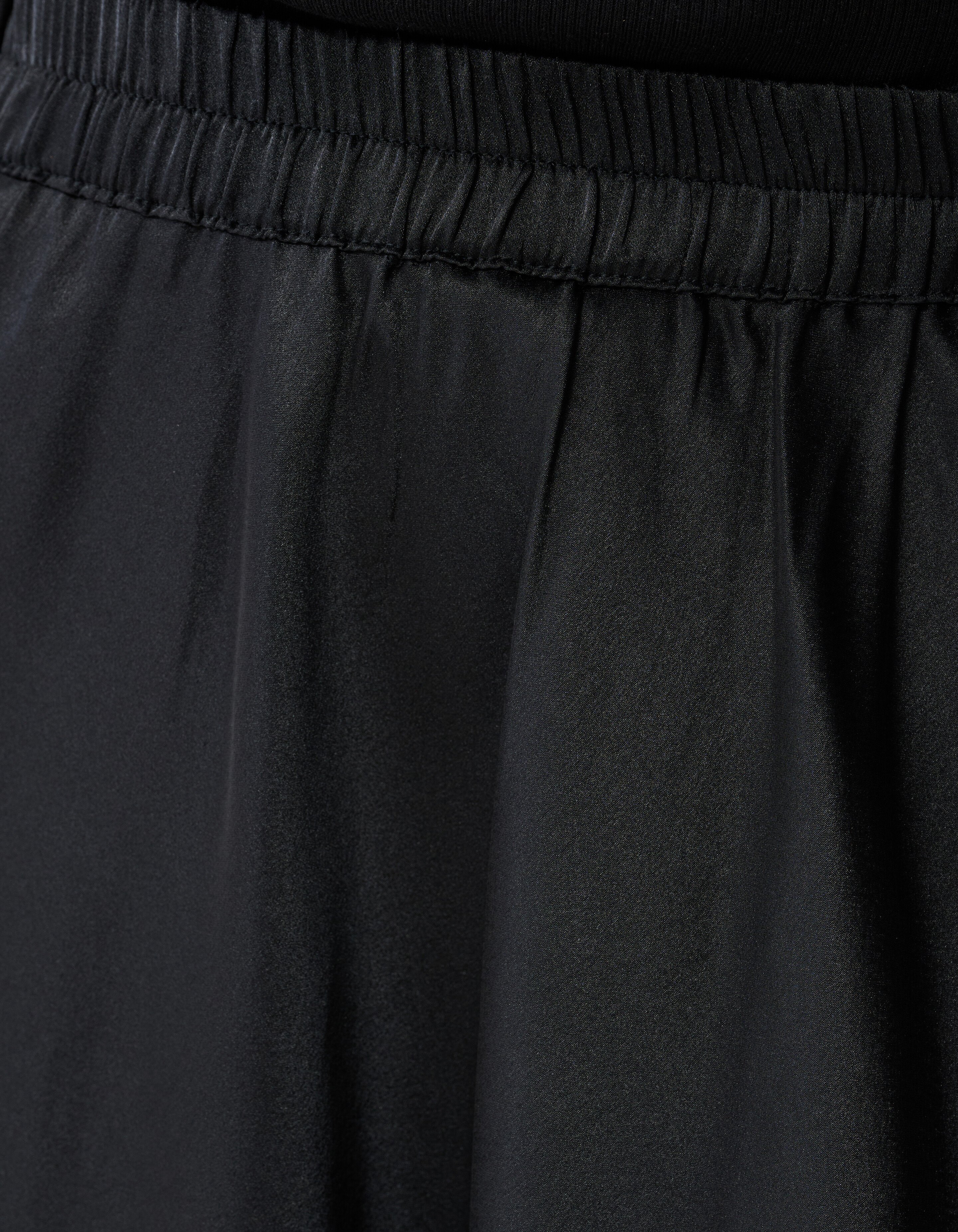 Satijnen Maxi Rok Zwart SHOEBY WOMEN