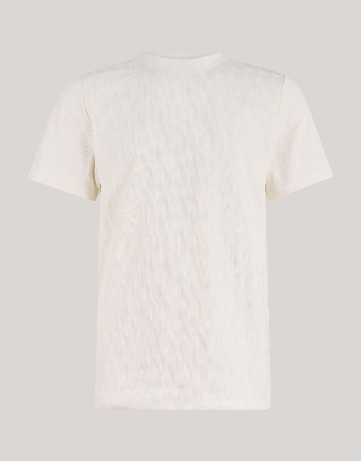 Jacquard T-shirt Gebroken Wit SHOEBY MEN