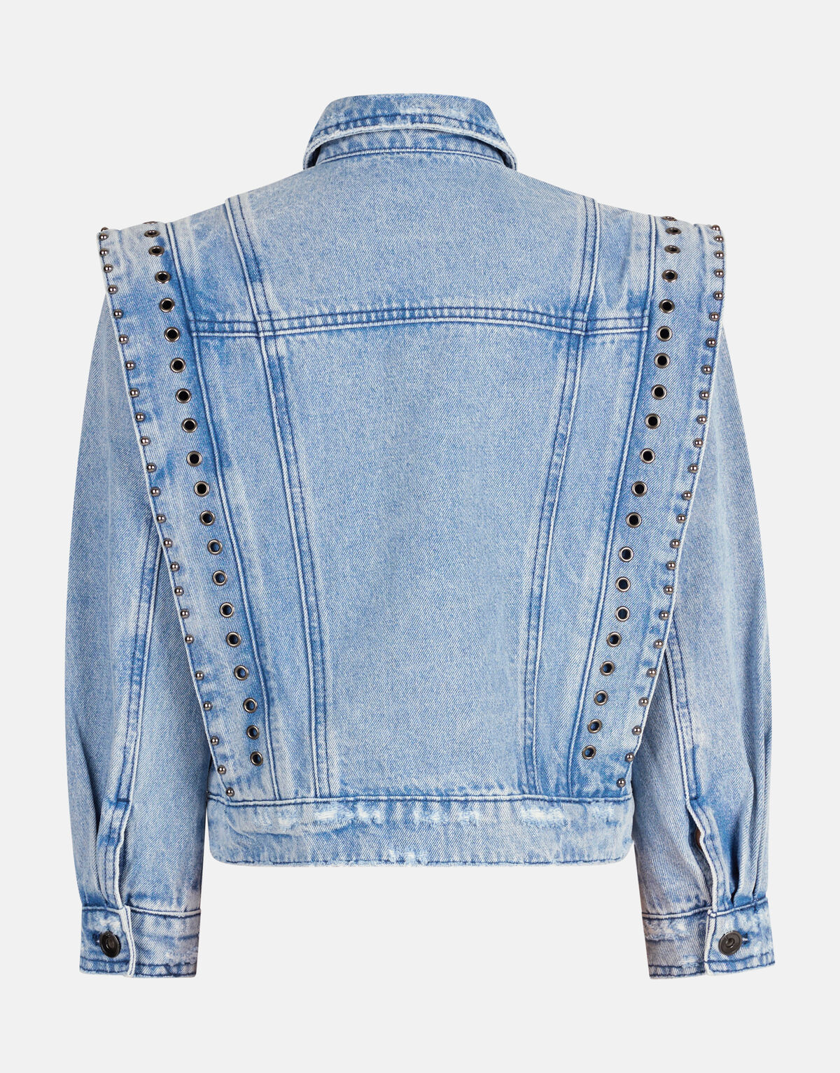 Destroyed Spijkerjack Blauw By Nicolette SHOEBY GIRLS