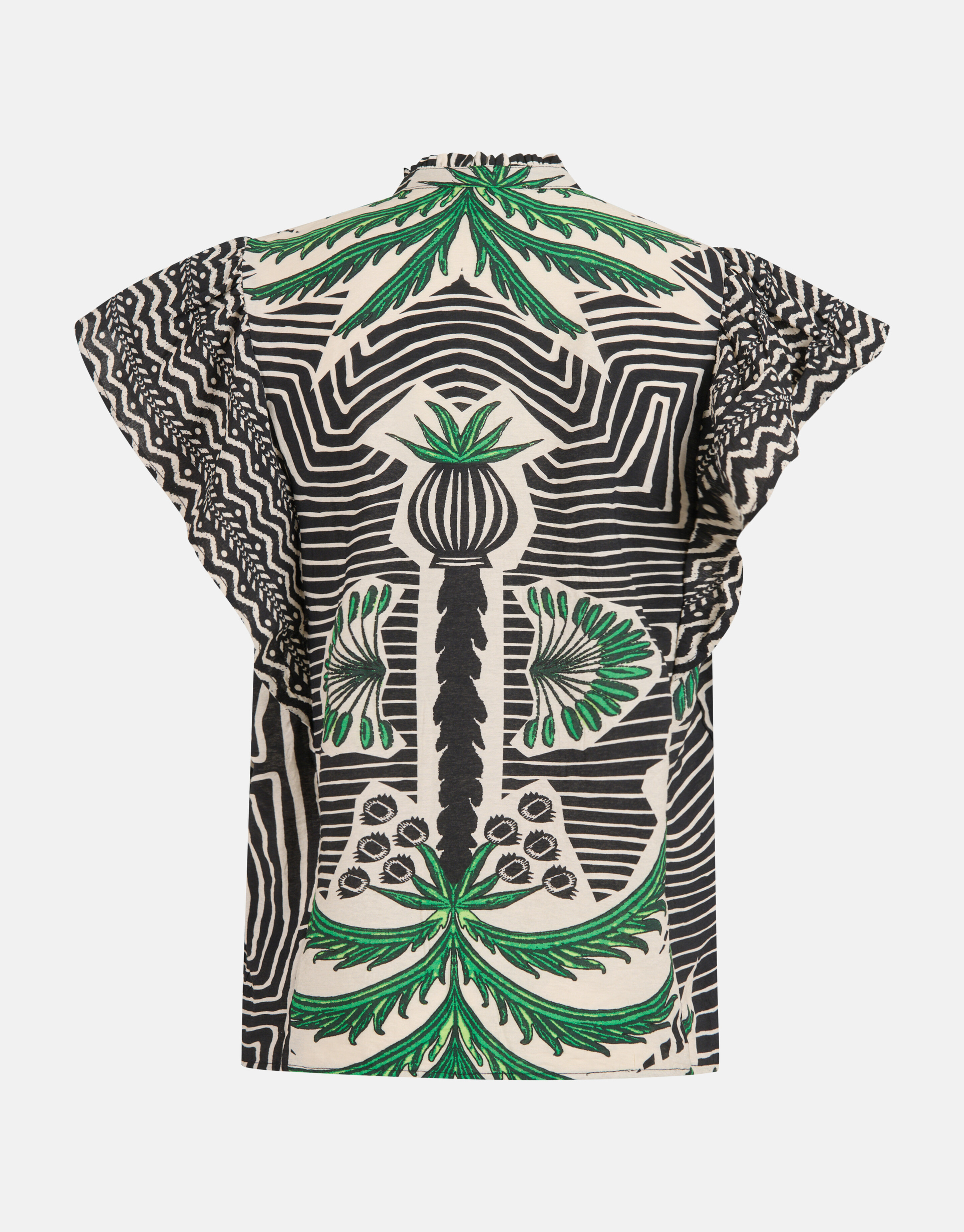 Print Blouse Zwart SHOEBY WOMEN