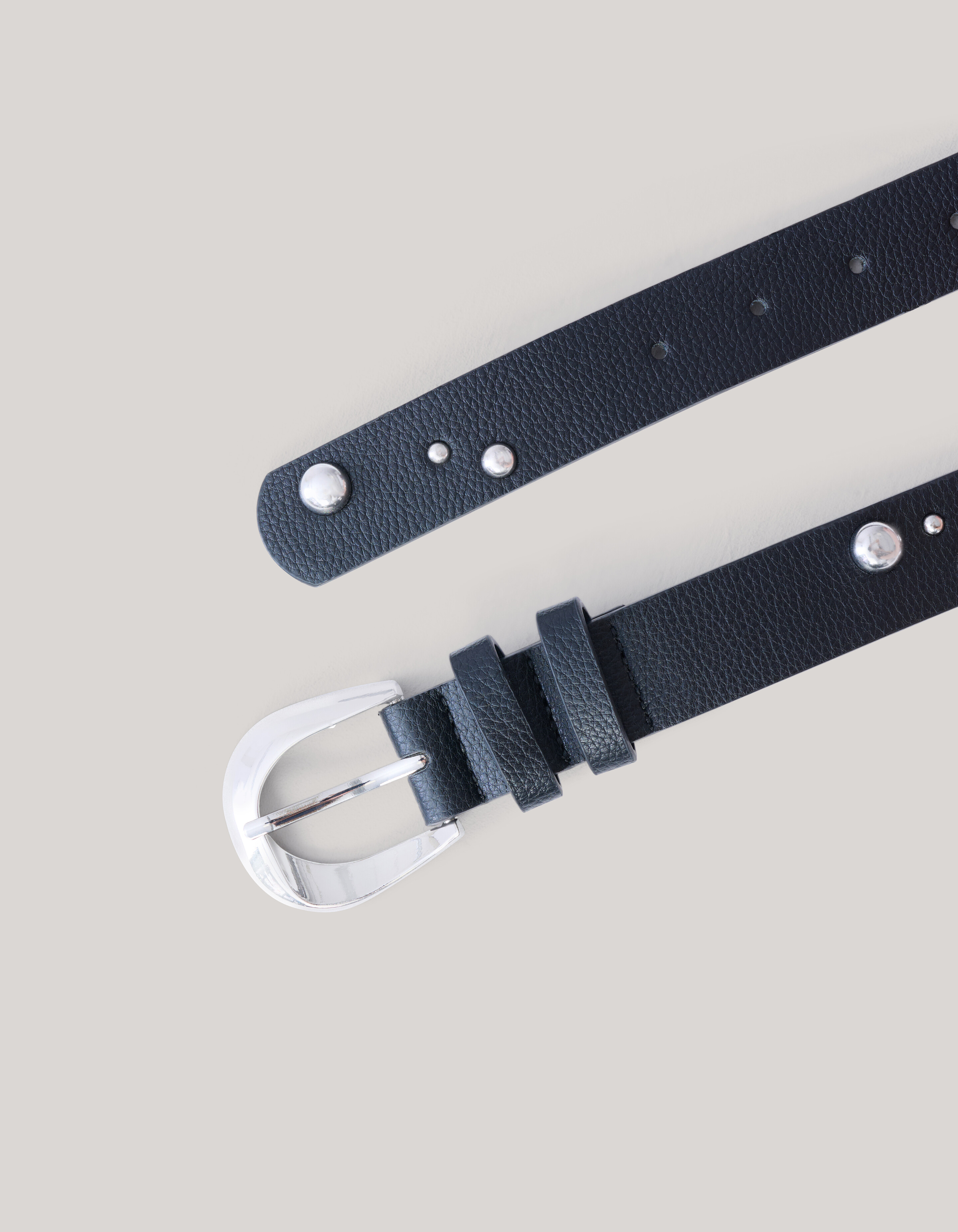Stud Riem Zwart SHOEBY ACCESSOIRES
