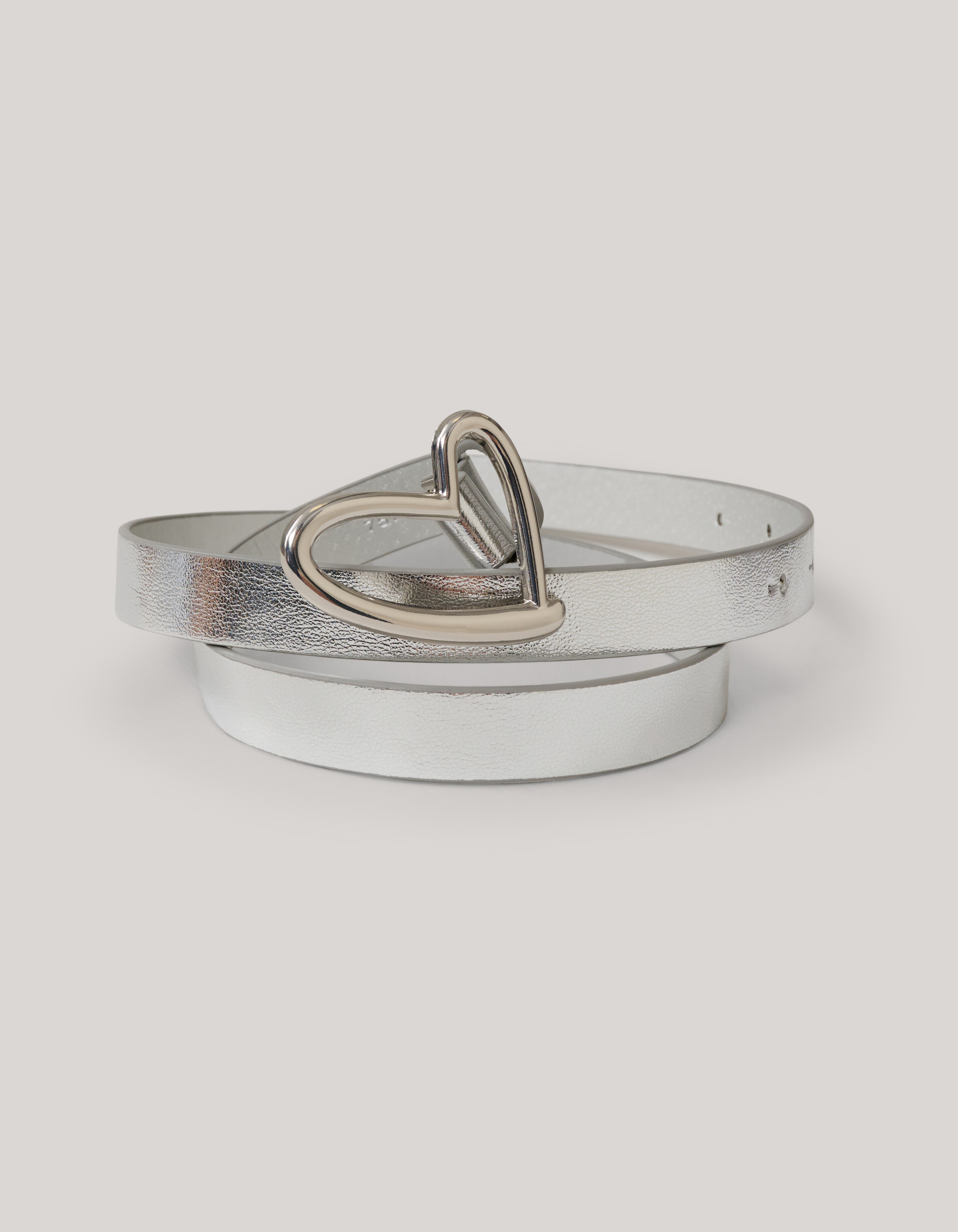Open Heart Riem Zilver SHOEBY ACCESSOIRES