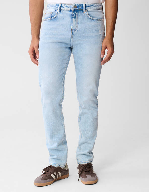 Tapered Fit Jeans Lichtblauw L32 SHOEBY MEN