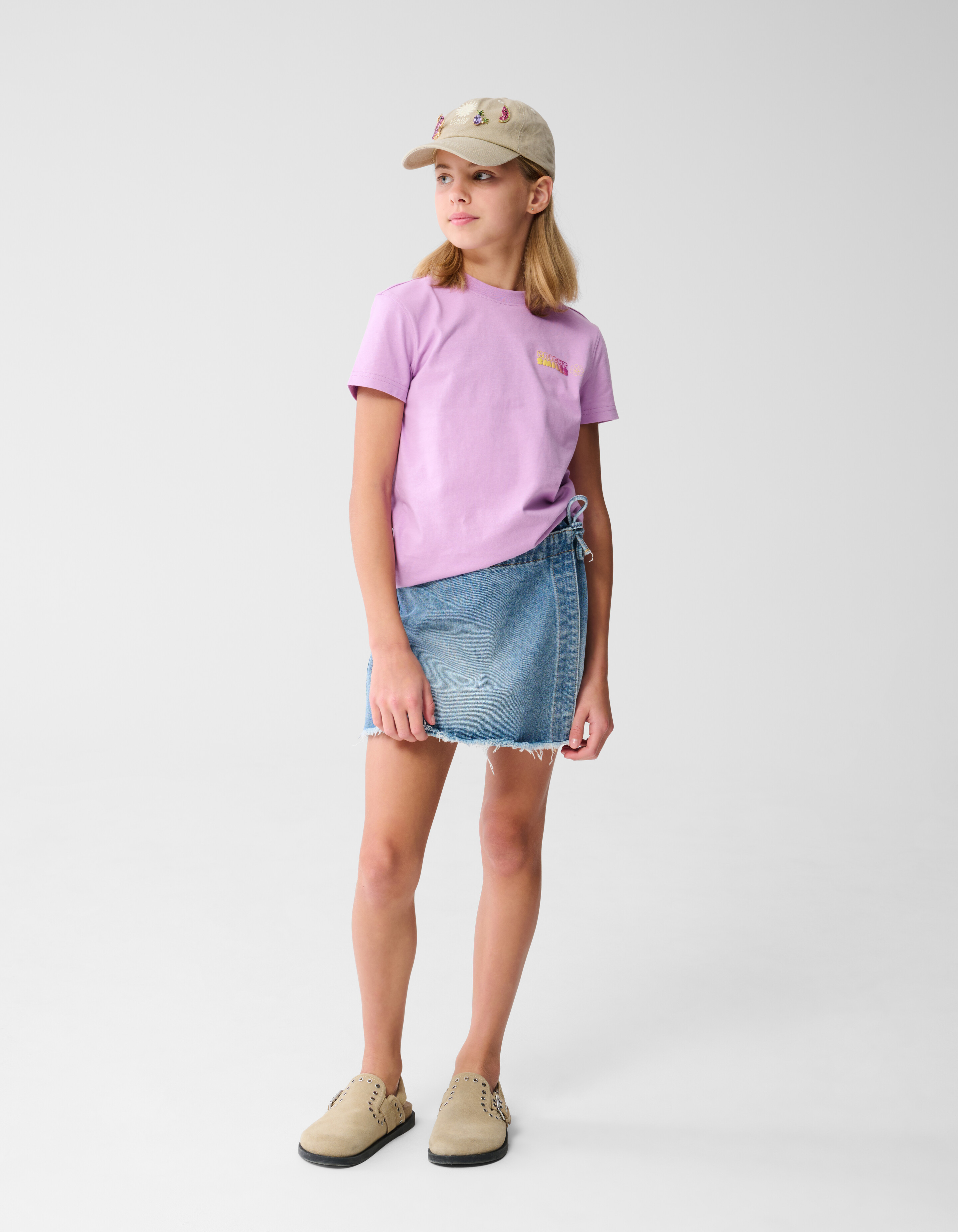 Bright Artwork T-shirt Lichtpaars SHOEBY GIRLS