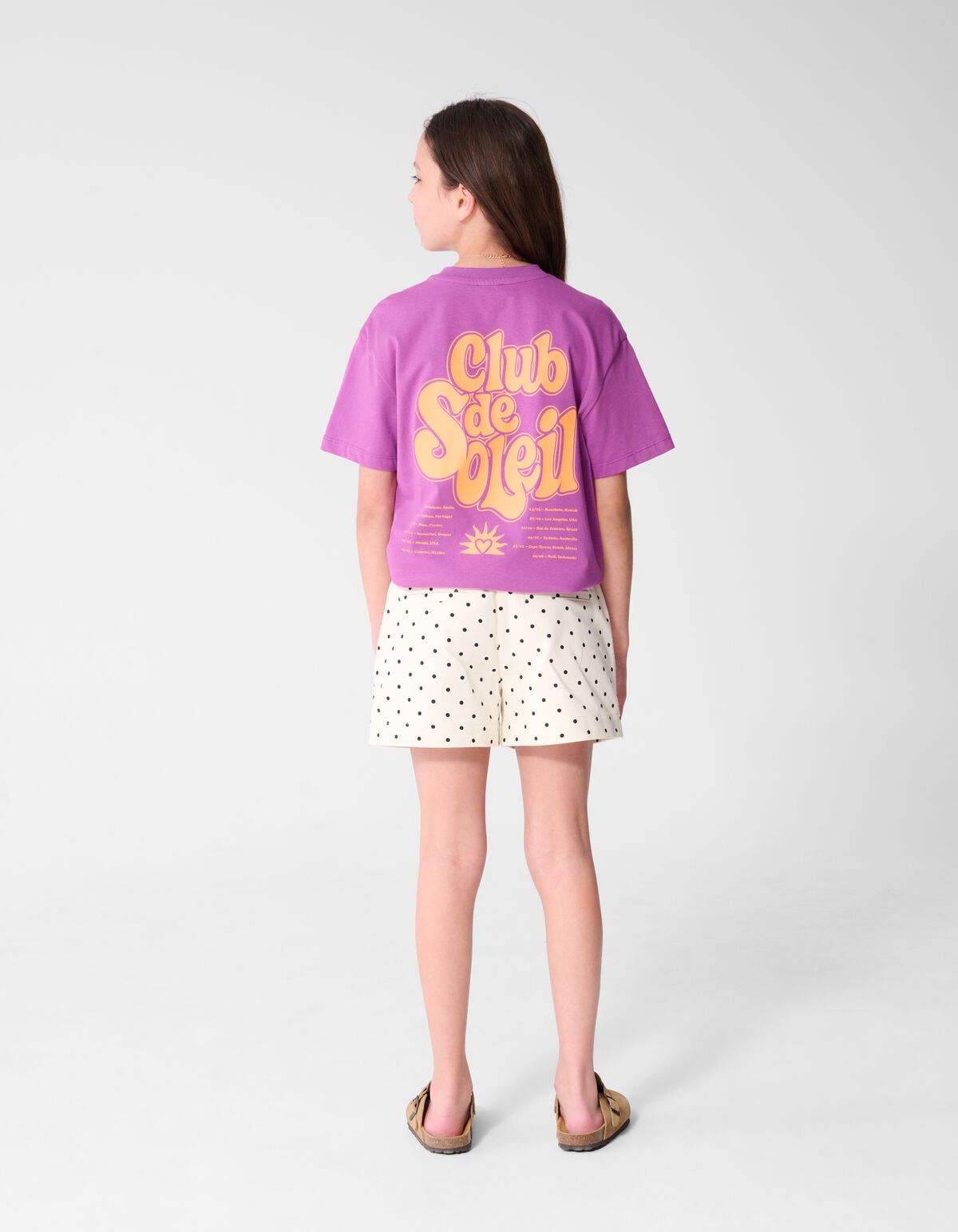 Relaxed Fit Artwork T-shirt Paars SHOEBY GIRLS