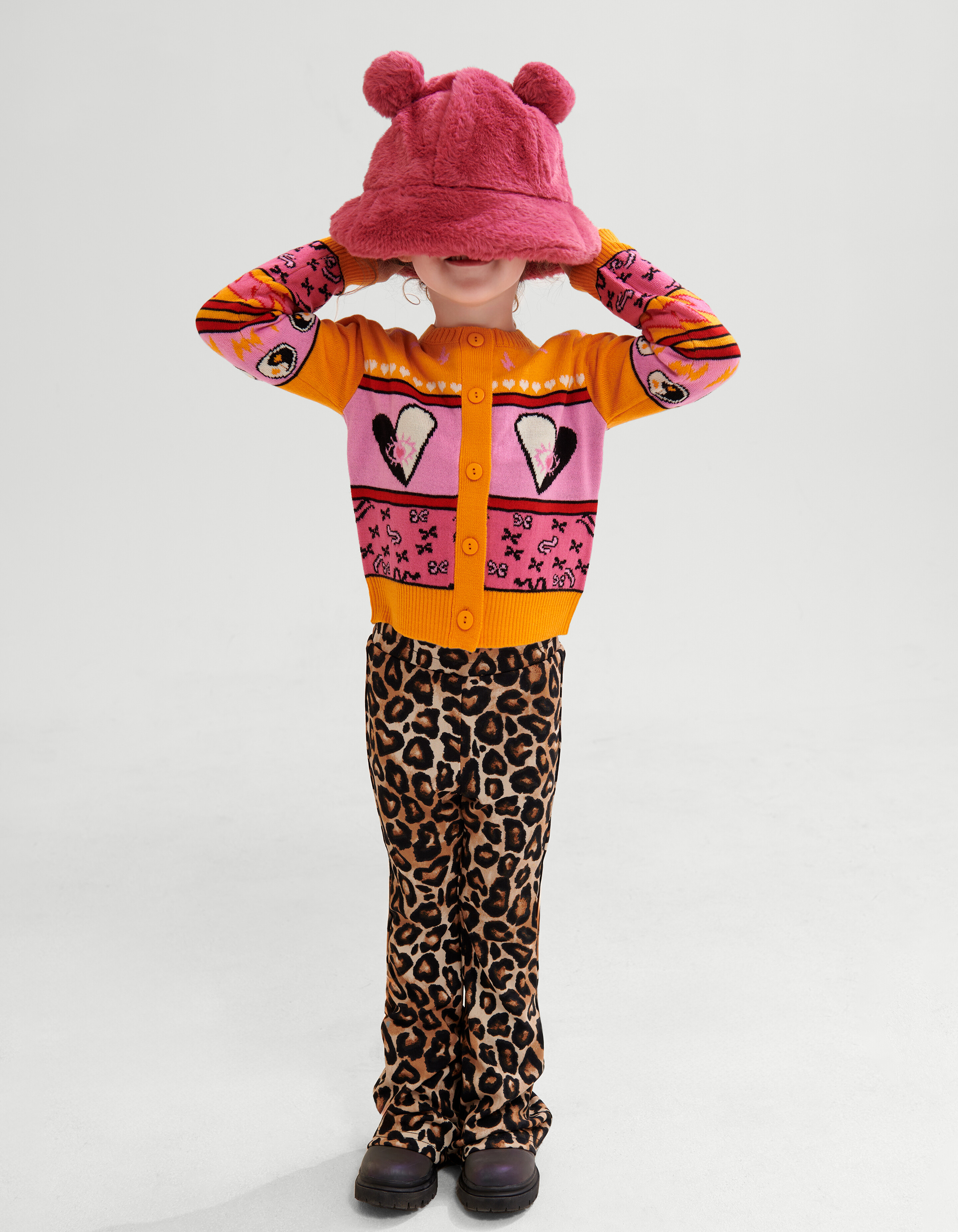 Leopard Flared Legging Bruin SHOEBY GIRLS