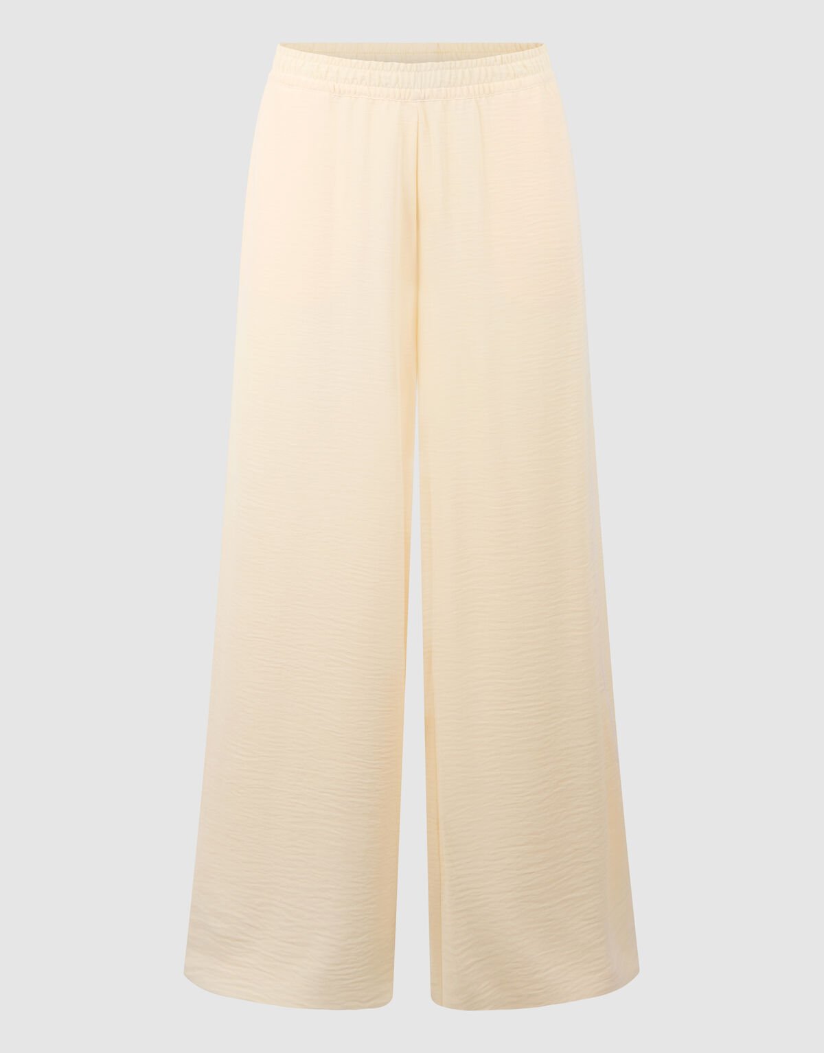 Twist Wide Leg Fit Broek Lichtgeel SHOEBY WOMEN