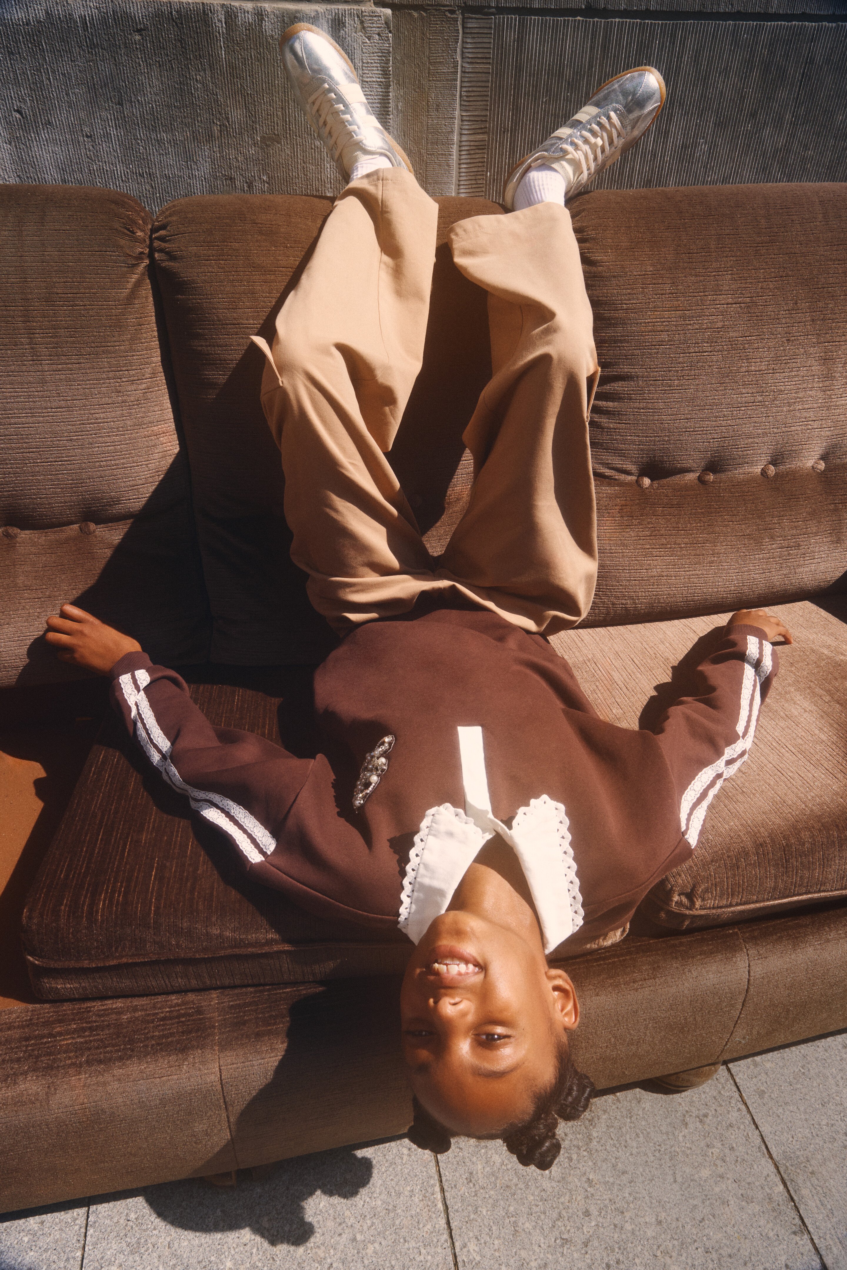 Oversized Polo Sweater Bruin SHOEBY GIRLS