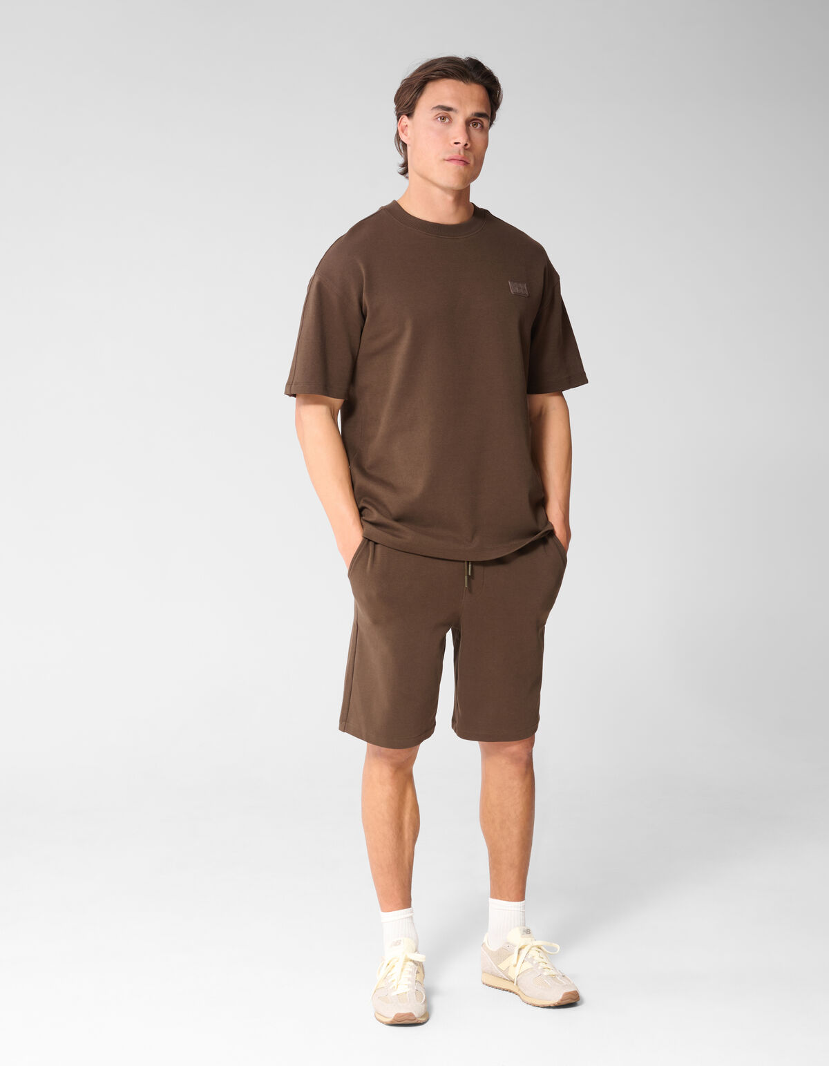Relaxed Fit Short Donkerbruin SHOEBY MEN