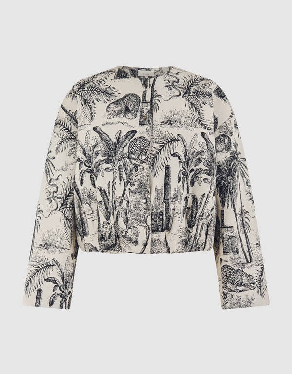 Jacquard Jack Zwart/Wit By Mieke SHOEBY WOMEN