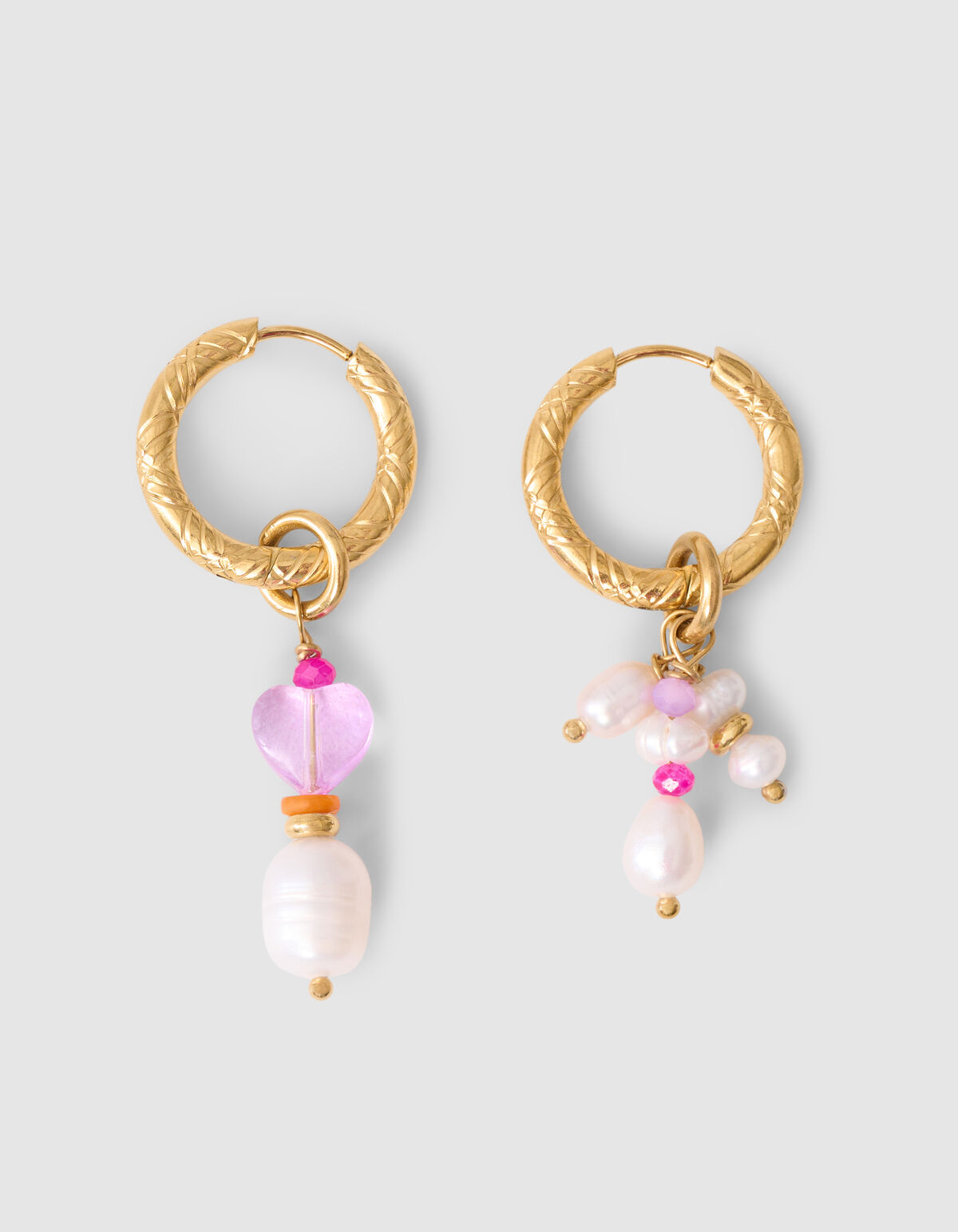 Parel Hoop Oorbellen Goud SHOEBY ACCESSOIRES