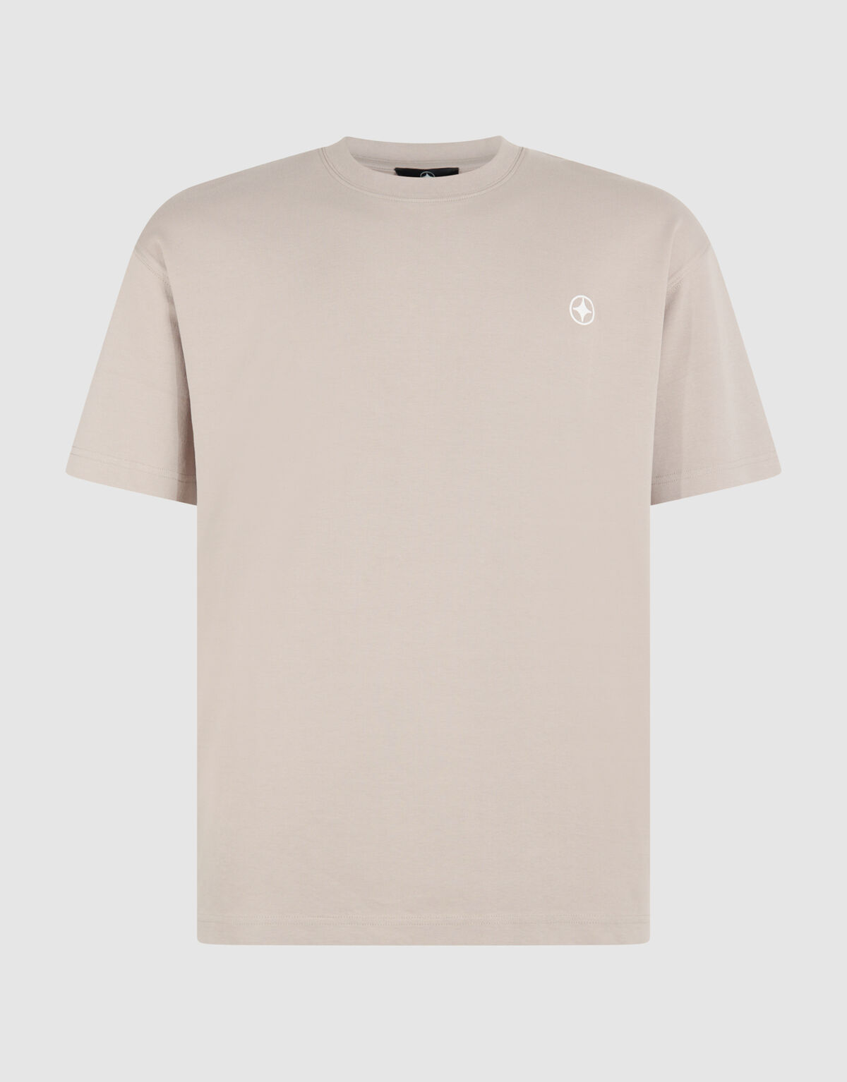 Spark Embroidery T-shirt Lichtbruin SHOEBY MEN