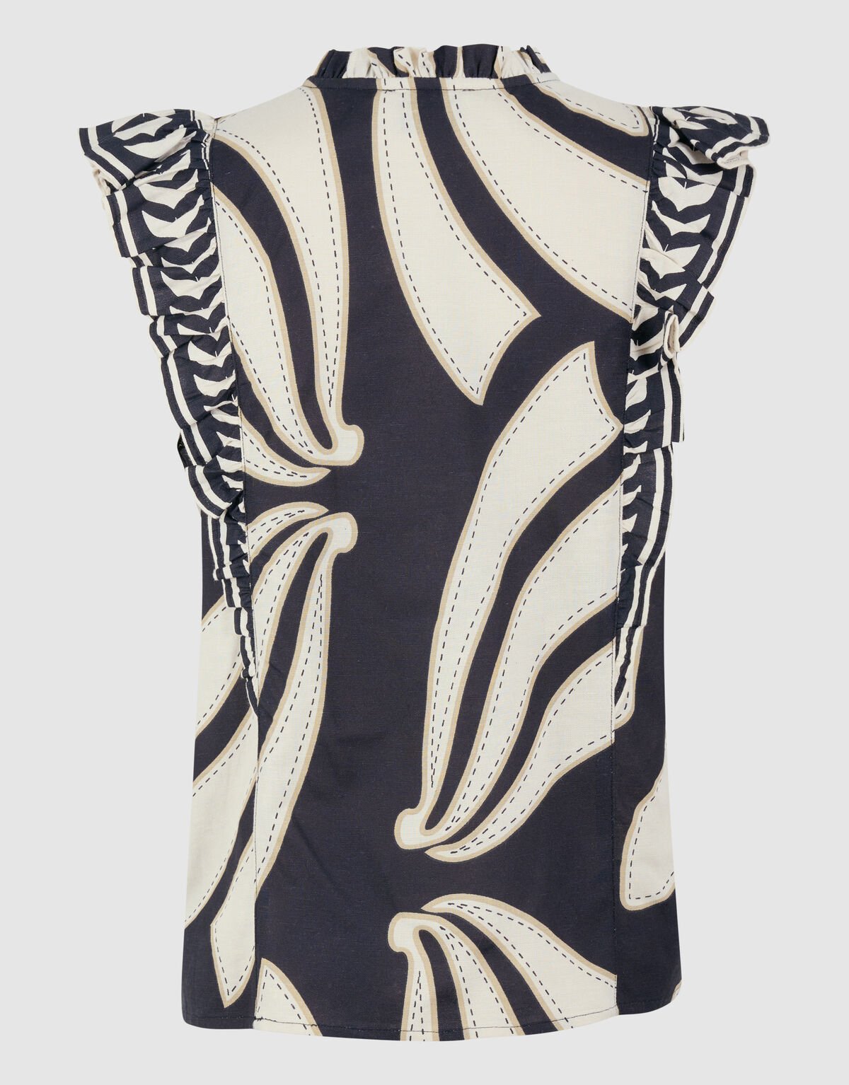Printed Top Zwart SHOEBY WOMEN