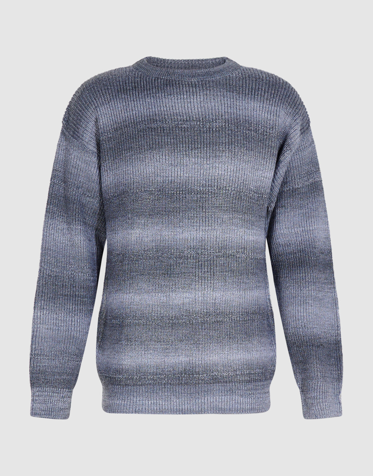 Gradient Gebreide Trui Grijs SHOEBY MEN