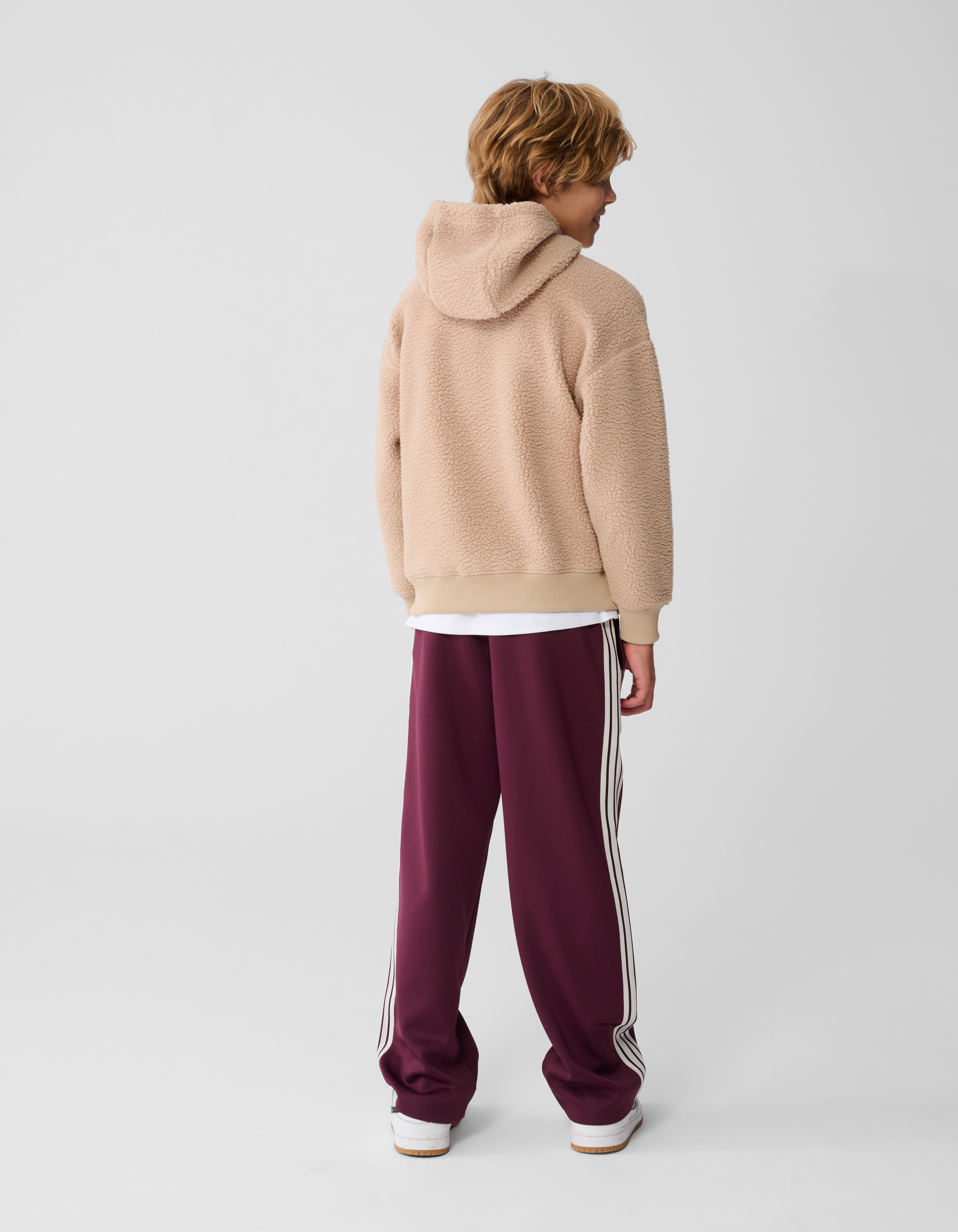Teddy Hoodie Lichtbruin SHOEBY BOYS