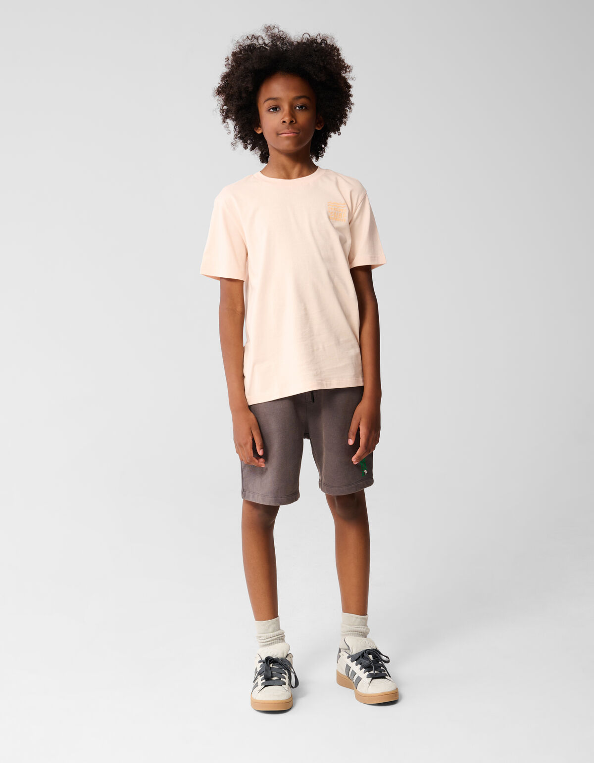 Paradise Artwork T-shirt Lichtoranje SHOEBY BOYS