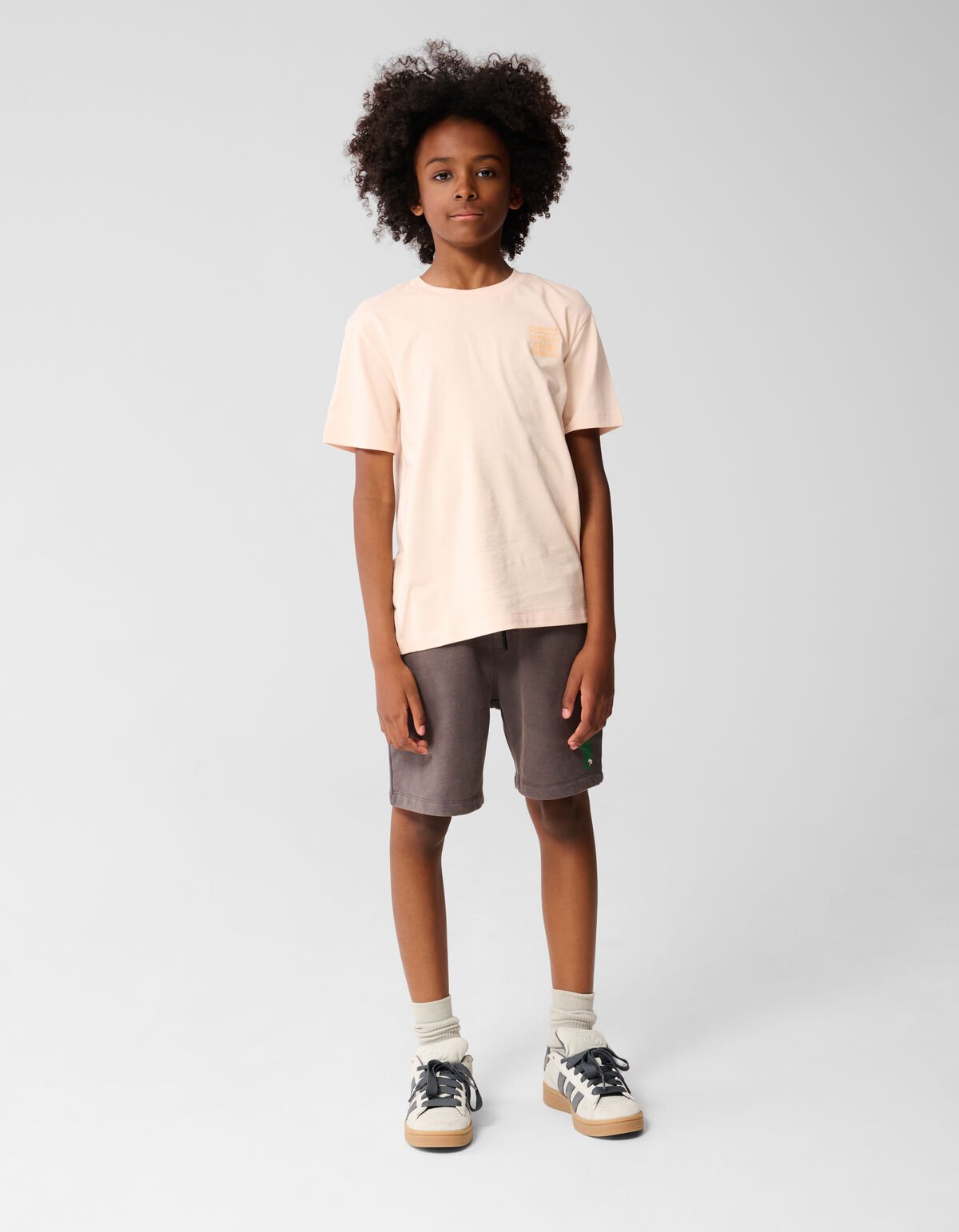 Paradise Artwork T-shirt Lichtoranje SHOEBY BOYS
