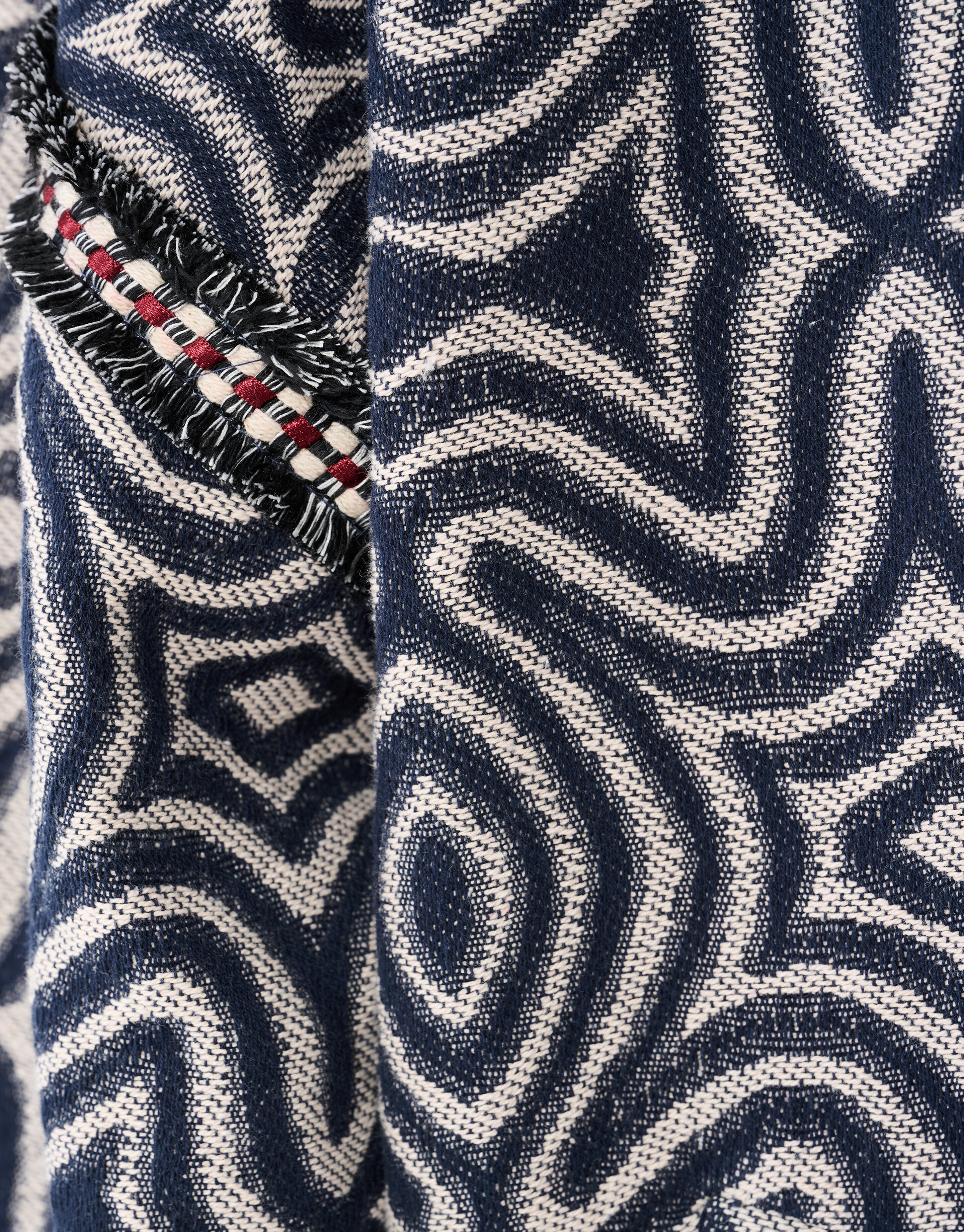 Jacquard Tape Jack Donkerblauw By Mieke SHOEBY WOMEN