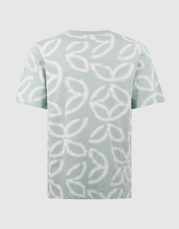 All Over Logo T-shirt Lichtgroen SHOEBY MEN