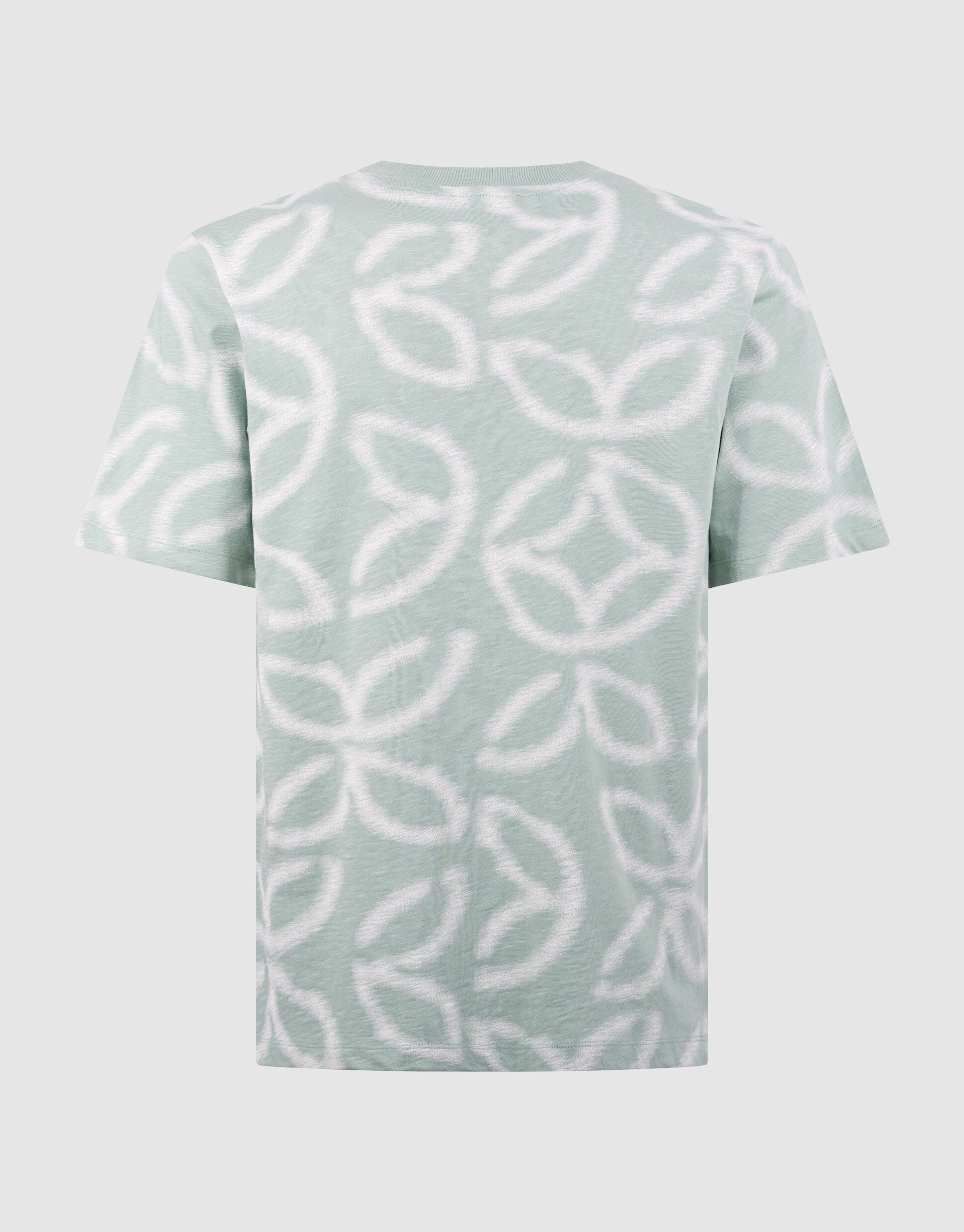 All Over Logo T-shirt Lichtgroen SHOEBY MEN