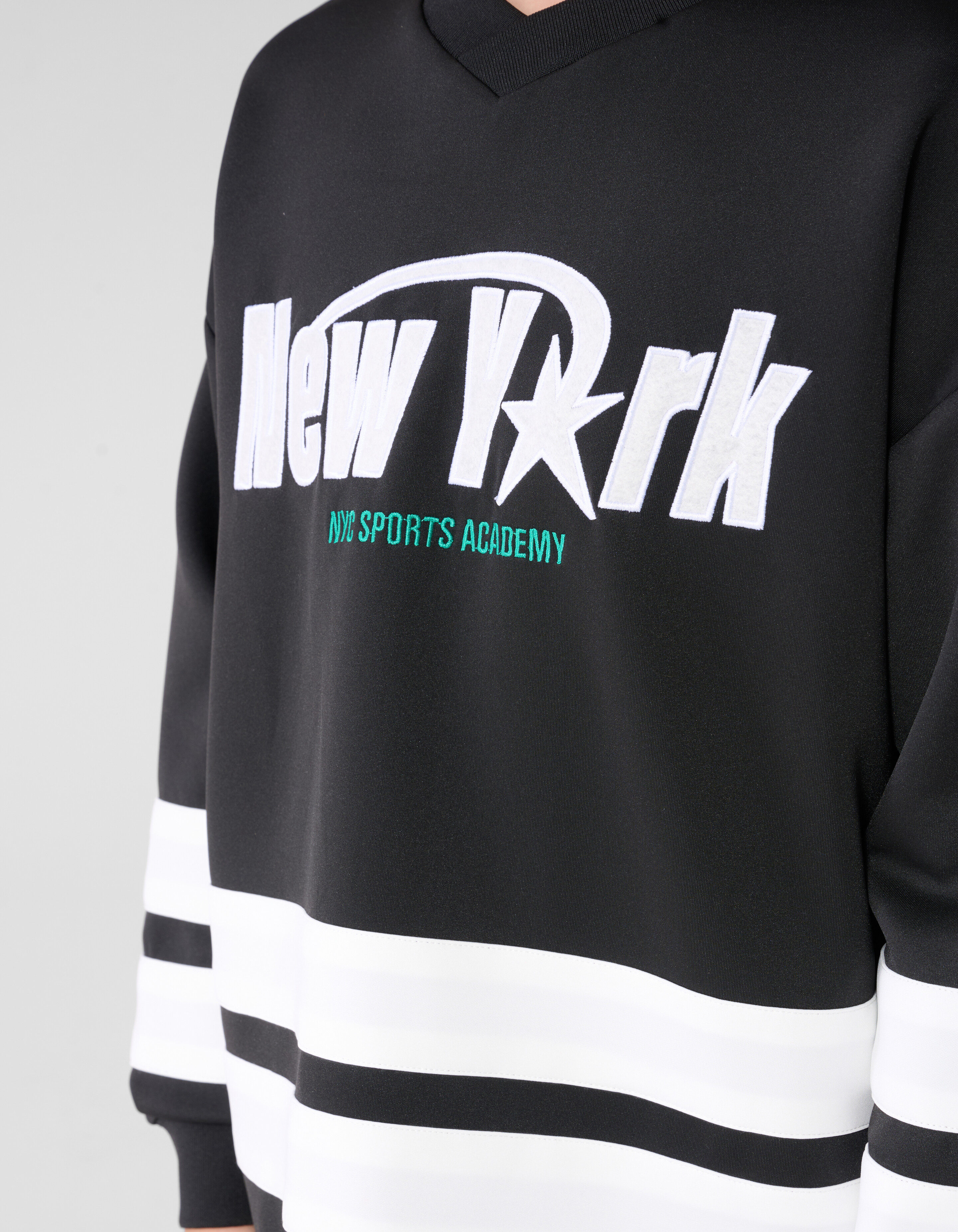 Oversized Fit Artwork Sweater Zwart SHOEBY BOYS