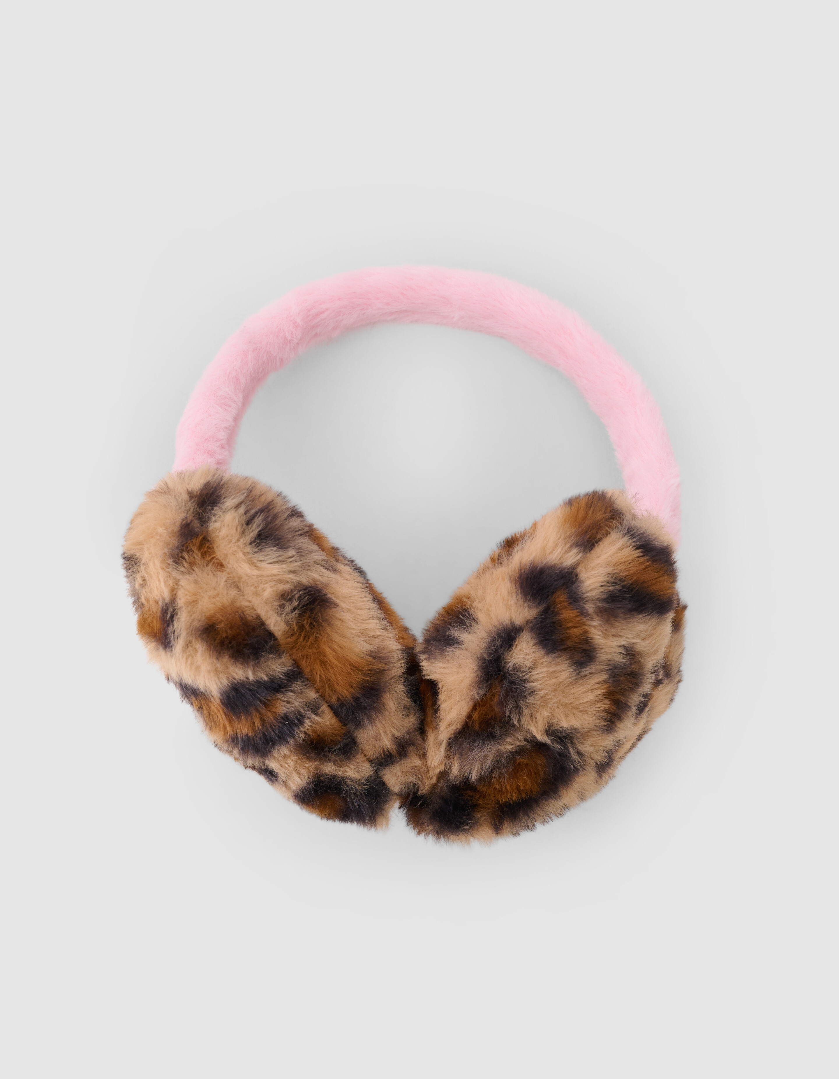 Leopard heart Oorwarmers Bruin SHOEBY ACCESSOIRES