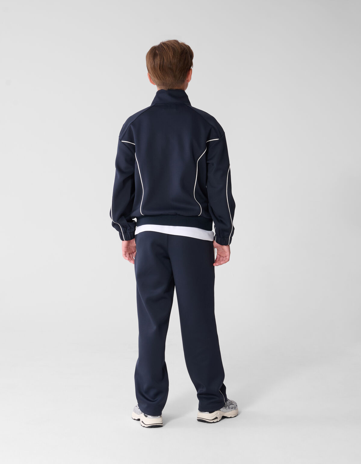 Sporty Piping Relaxed Fit Broek Donkerblauw SHOEBY BOYS