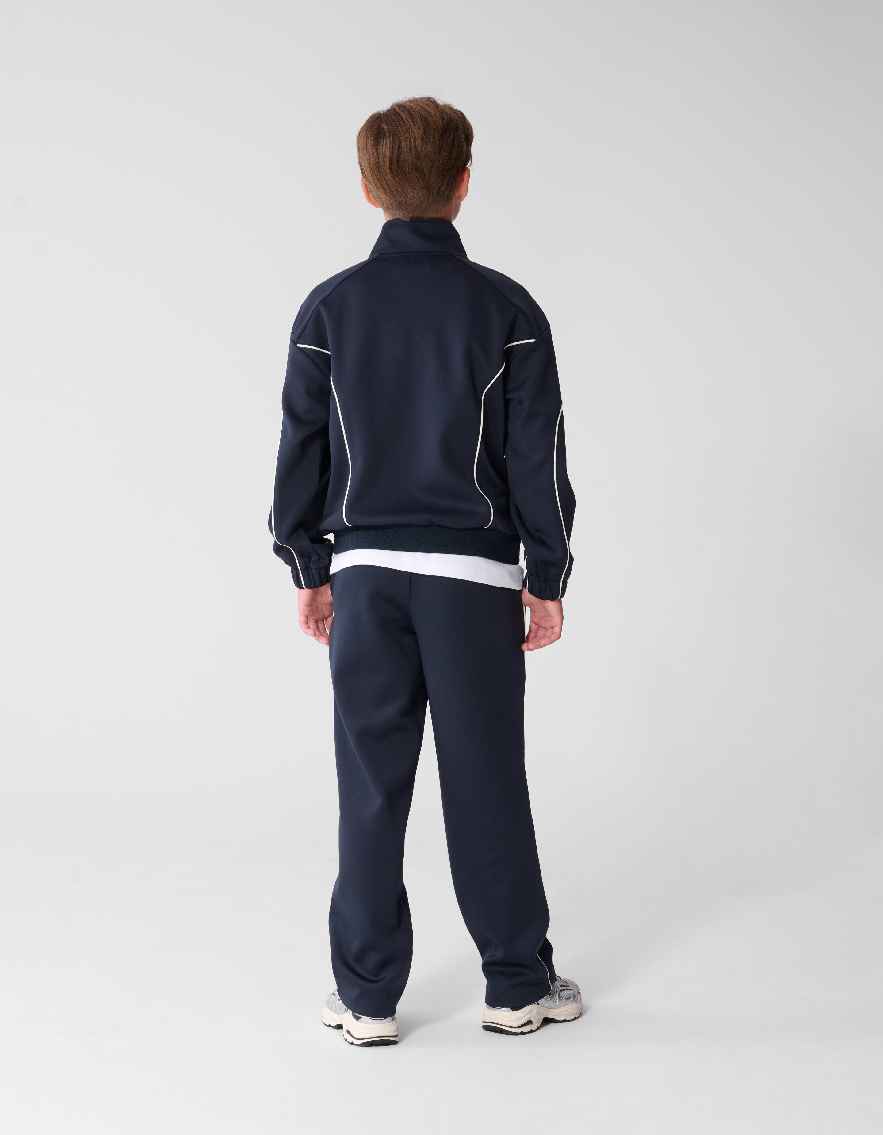 Sporty Piping Relaxed Fit Broek Donkerblauw SHOEBY BOYS