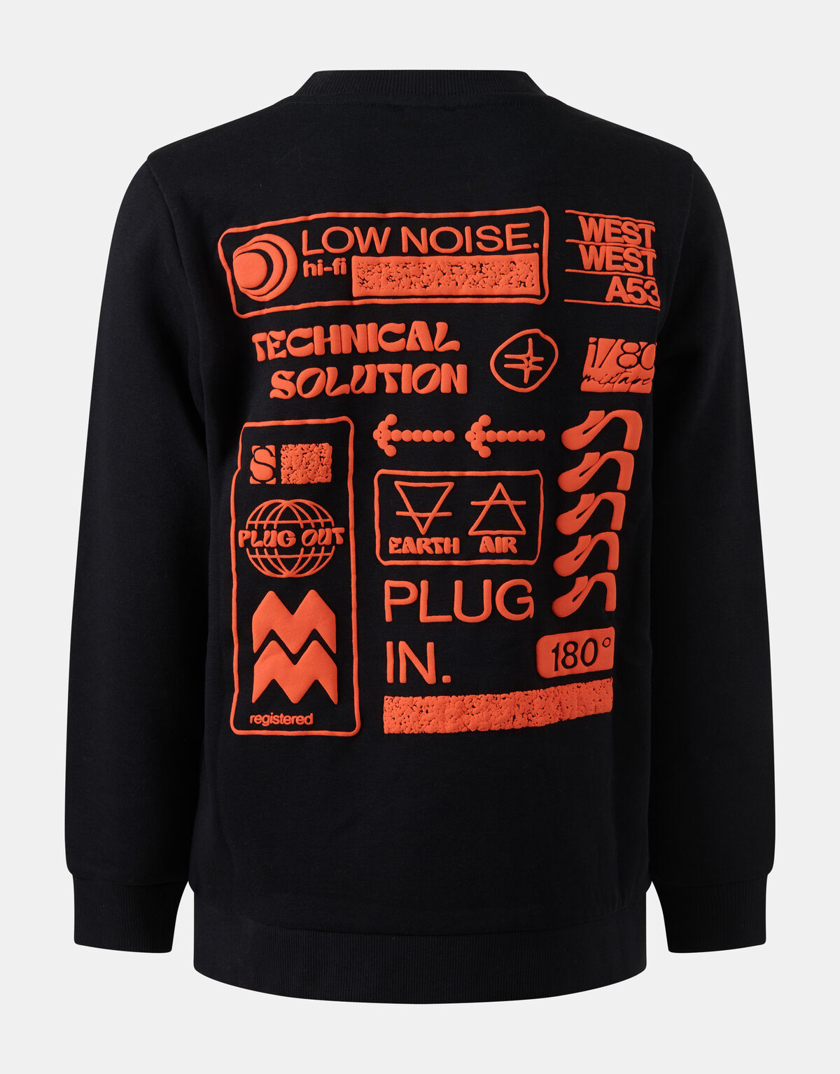 Print Sweater Zwart SHOEBY BOYS