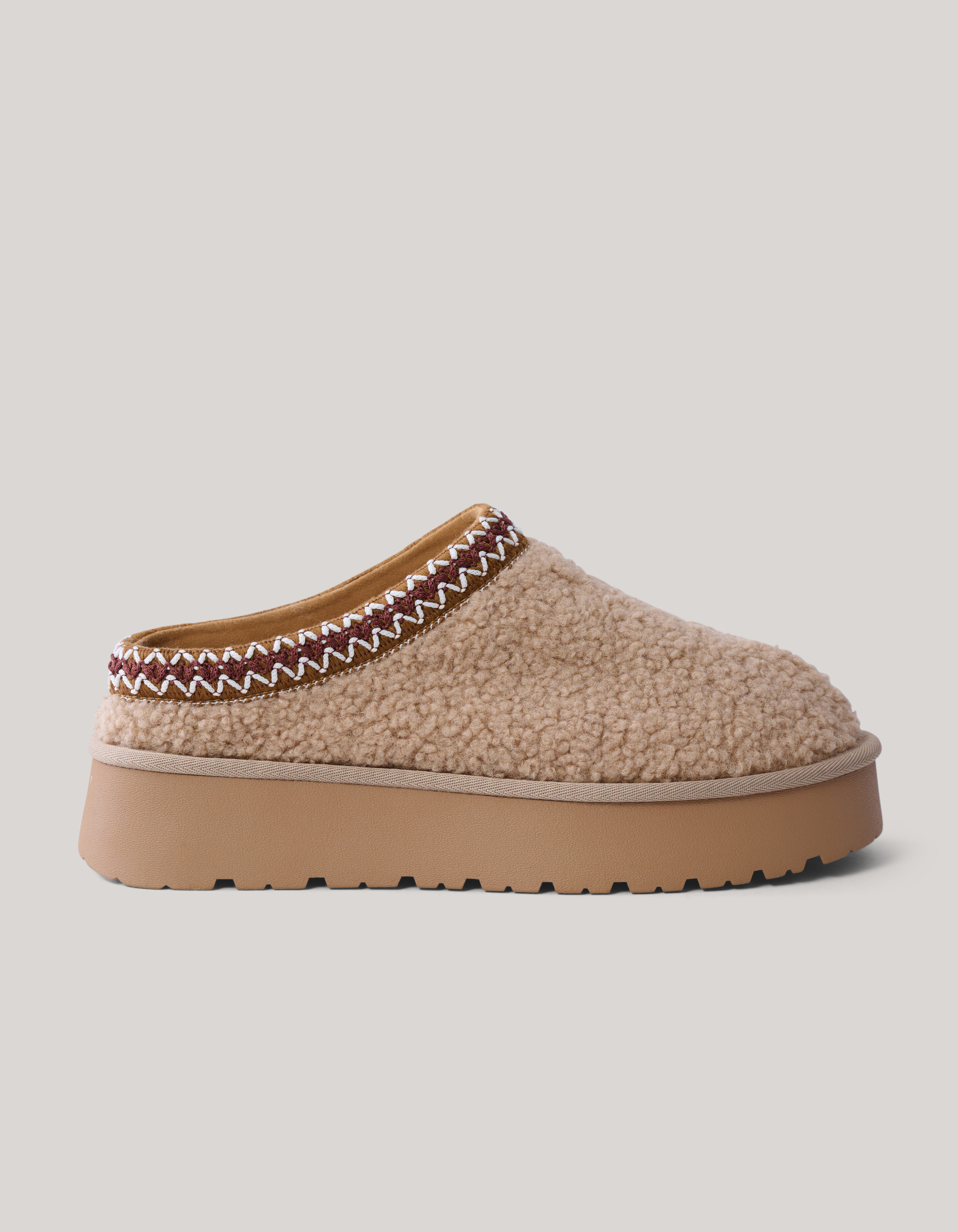 Teddy Instappers Lichtbruin SCHOENEN SHOEBY