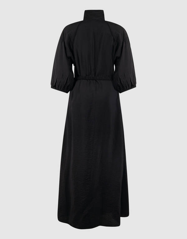 Sporty Tracksuit Maxi Jurk Zwart SHOEBY WOMEN