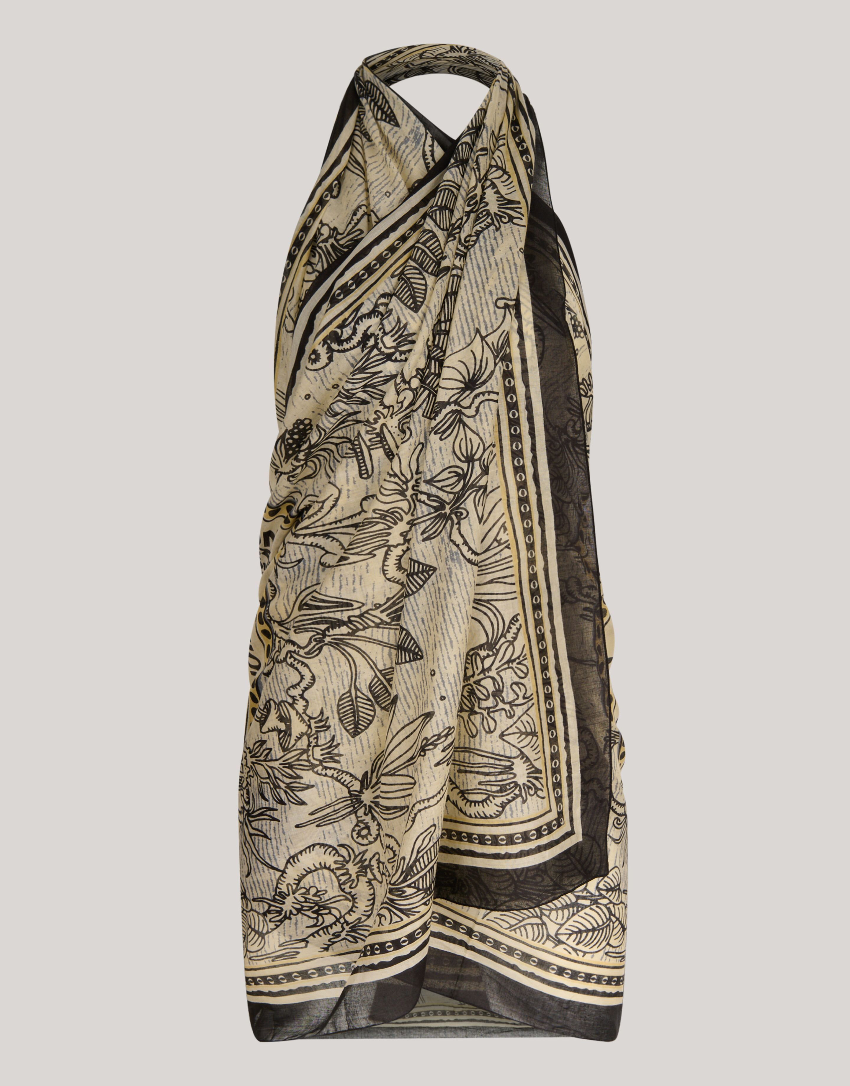 Printed Pareo Gebroken Wit SHOEBY ACCESSOIRES