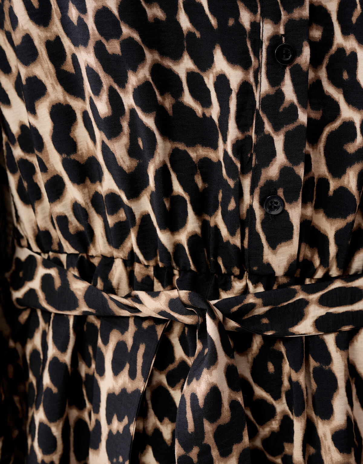 Leopard Mini Jurk Bruin SHOEBY WOMEN