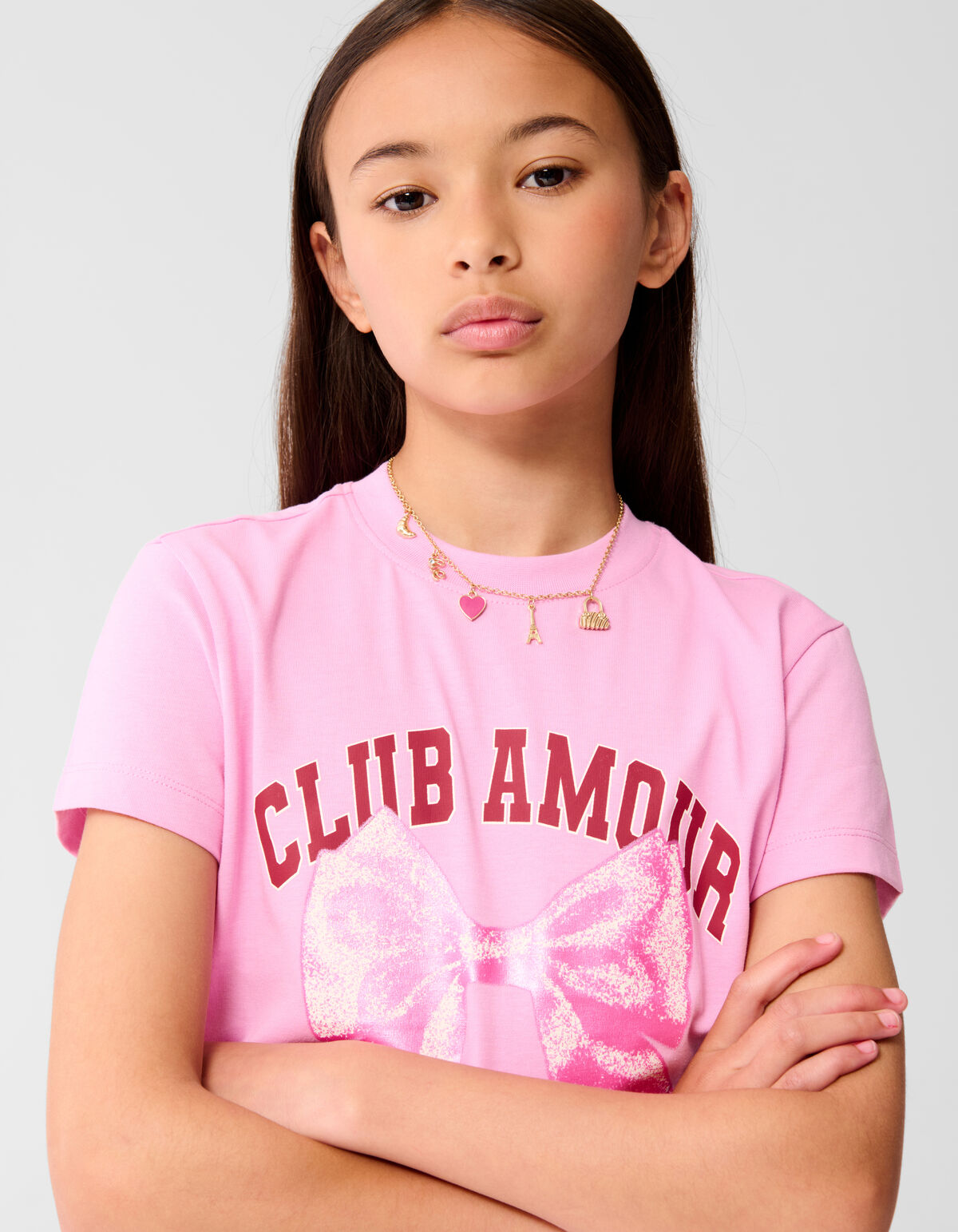 Club Amour T-shirt Roze SHOEBY GIRLS