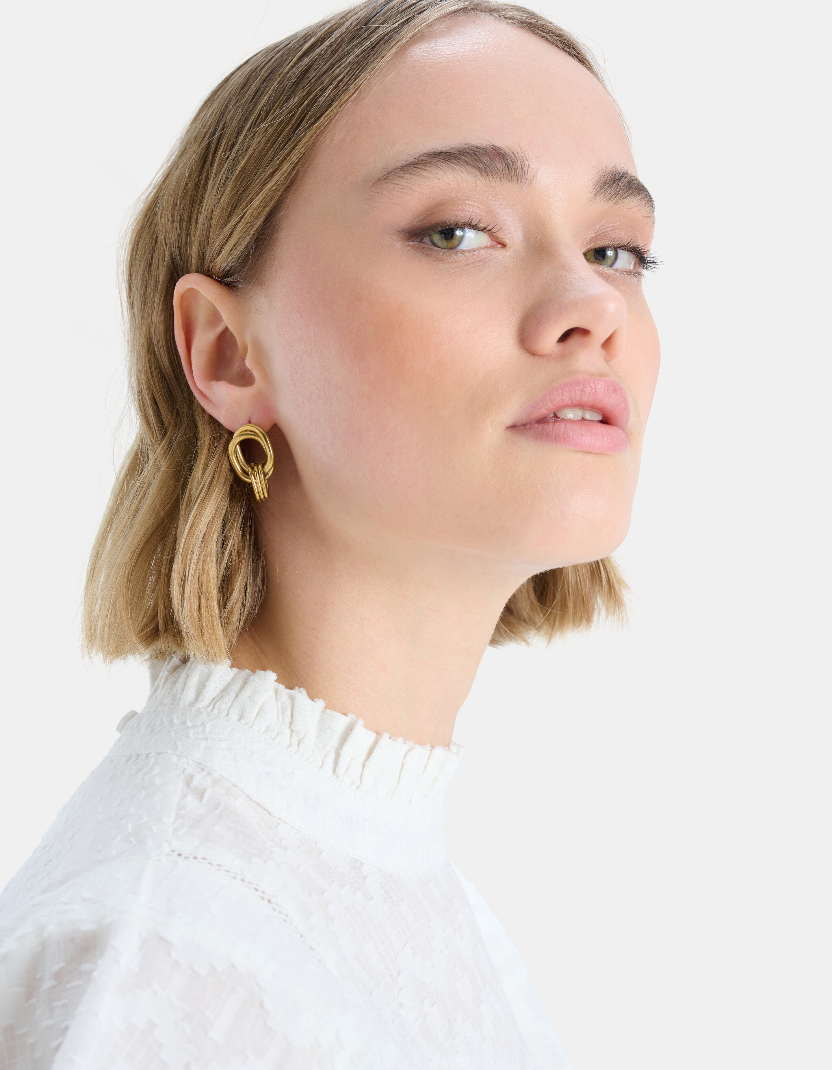 Double Chain Oorbellen ACCESSOIRES SHOEBY