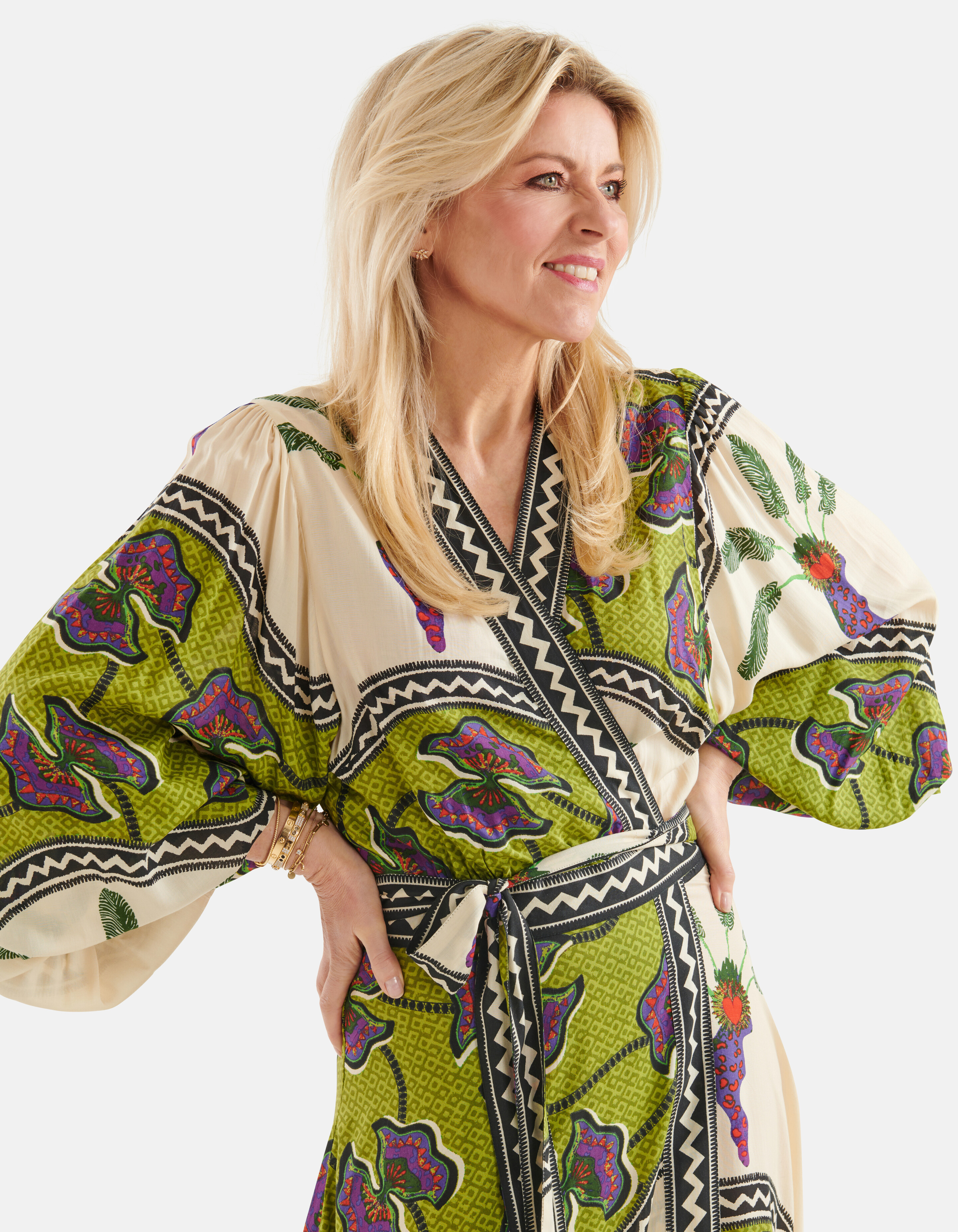 Printed Wrap Jurk By Lonneke SHOEBY WOMEN